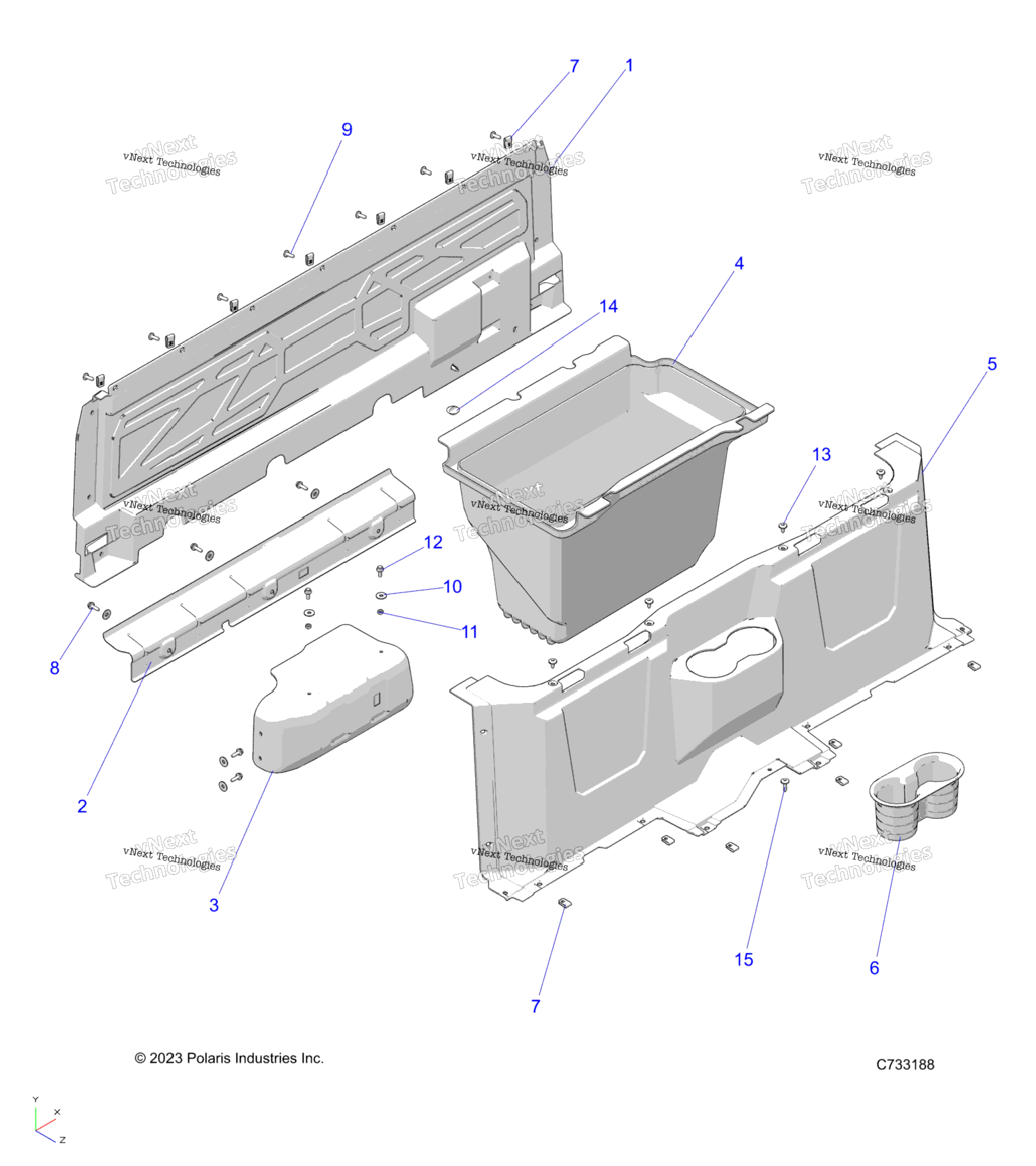 Body, Floor Closeoffs & Bin