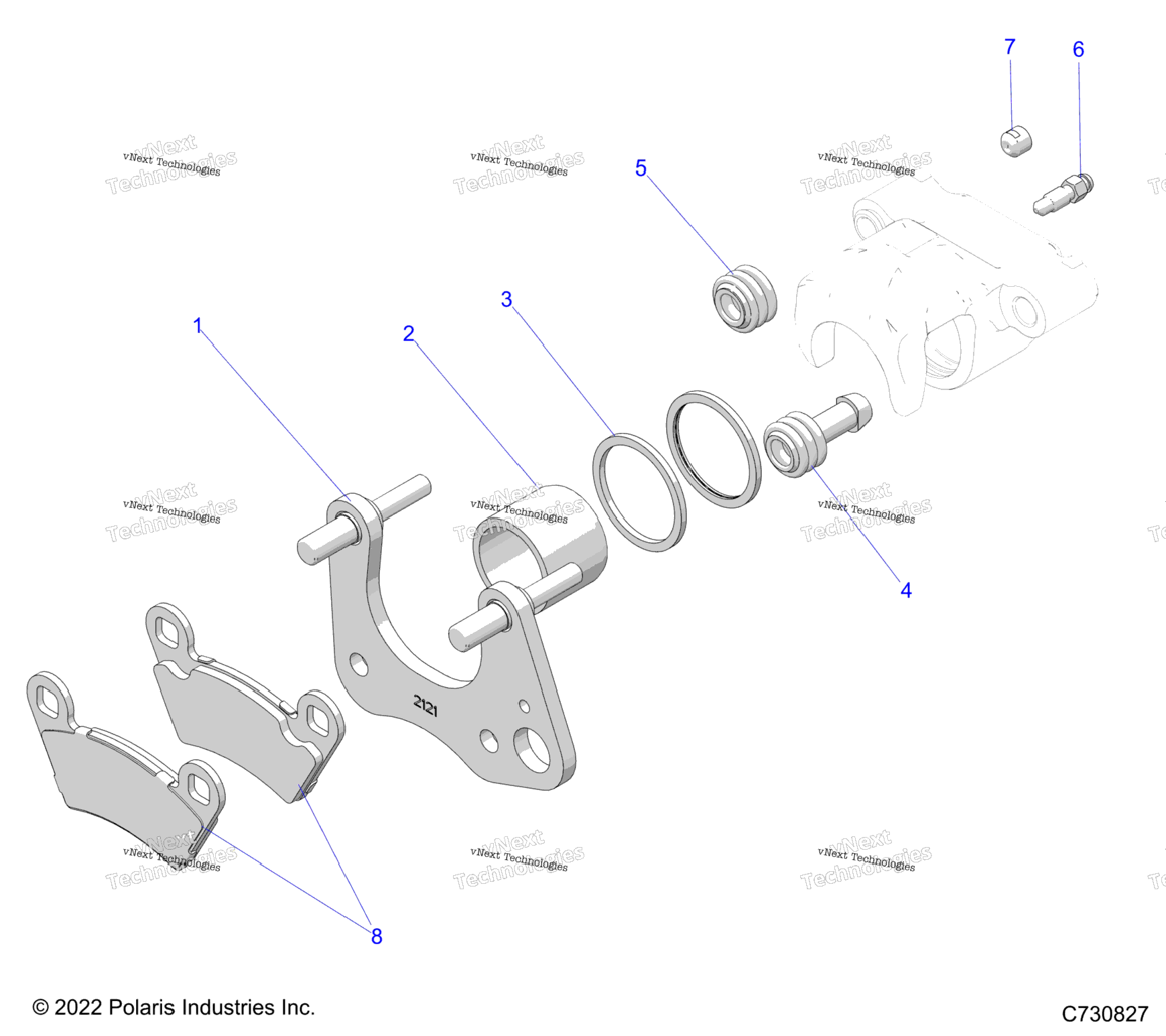 Brakes, Caliper, Front