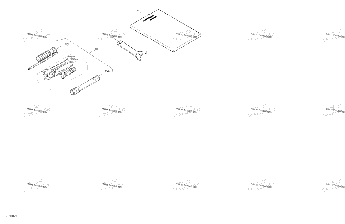 Body - Front Storage Tray