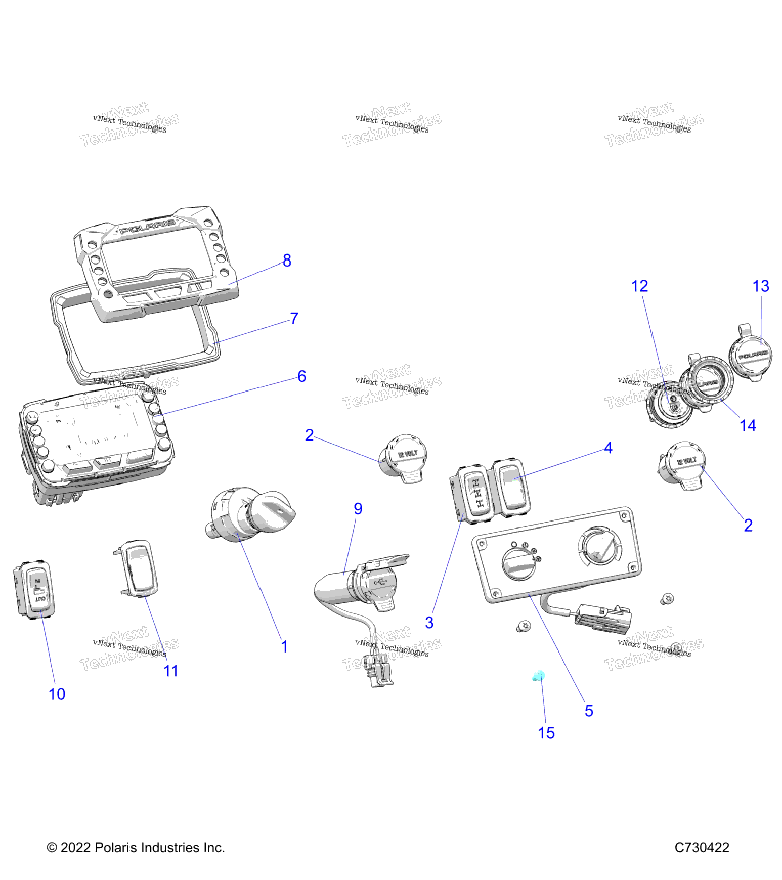 Electrical, Dash Instruments