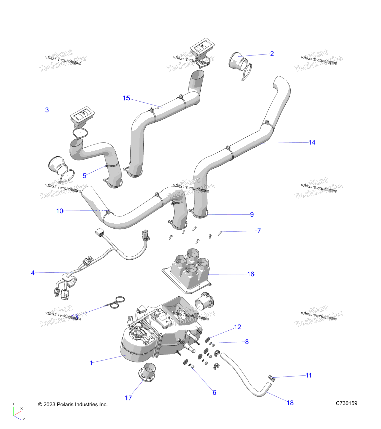 Engine, Heater, Cab R24mas57pk