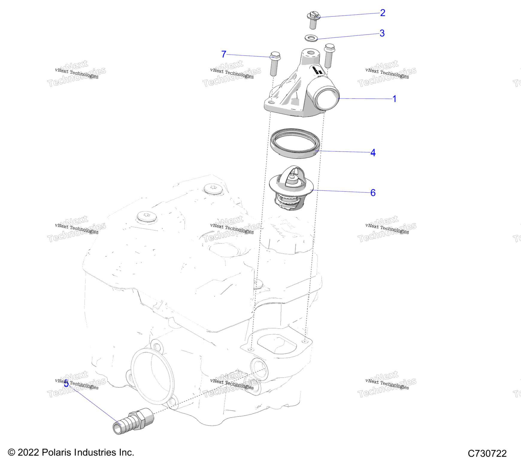 Engine, Thermostat & Cover