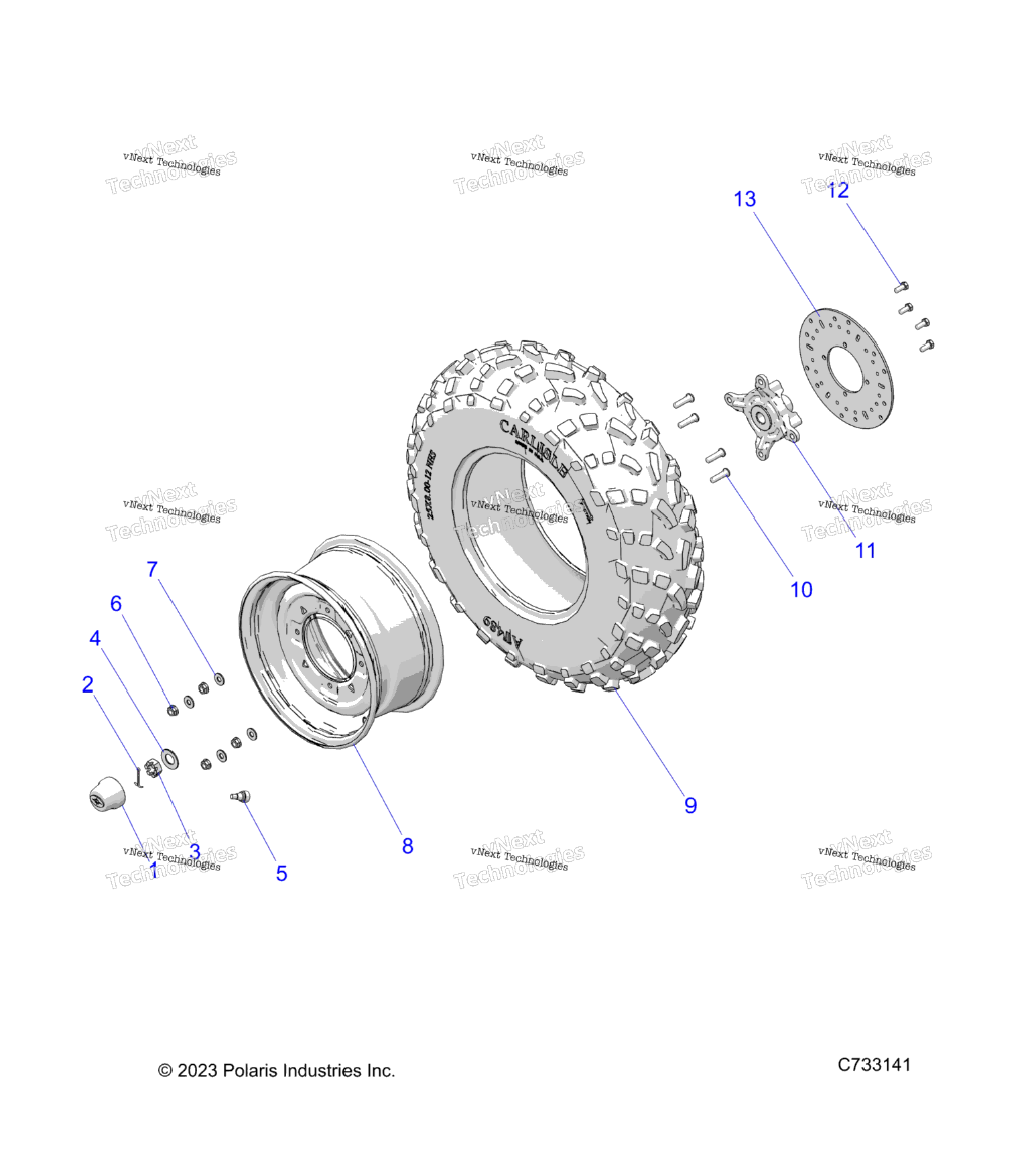 Wheels, Front, Steel R24maa57p1