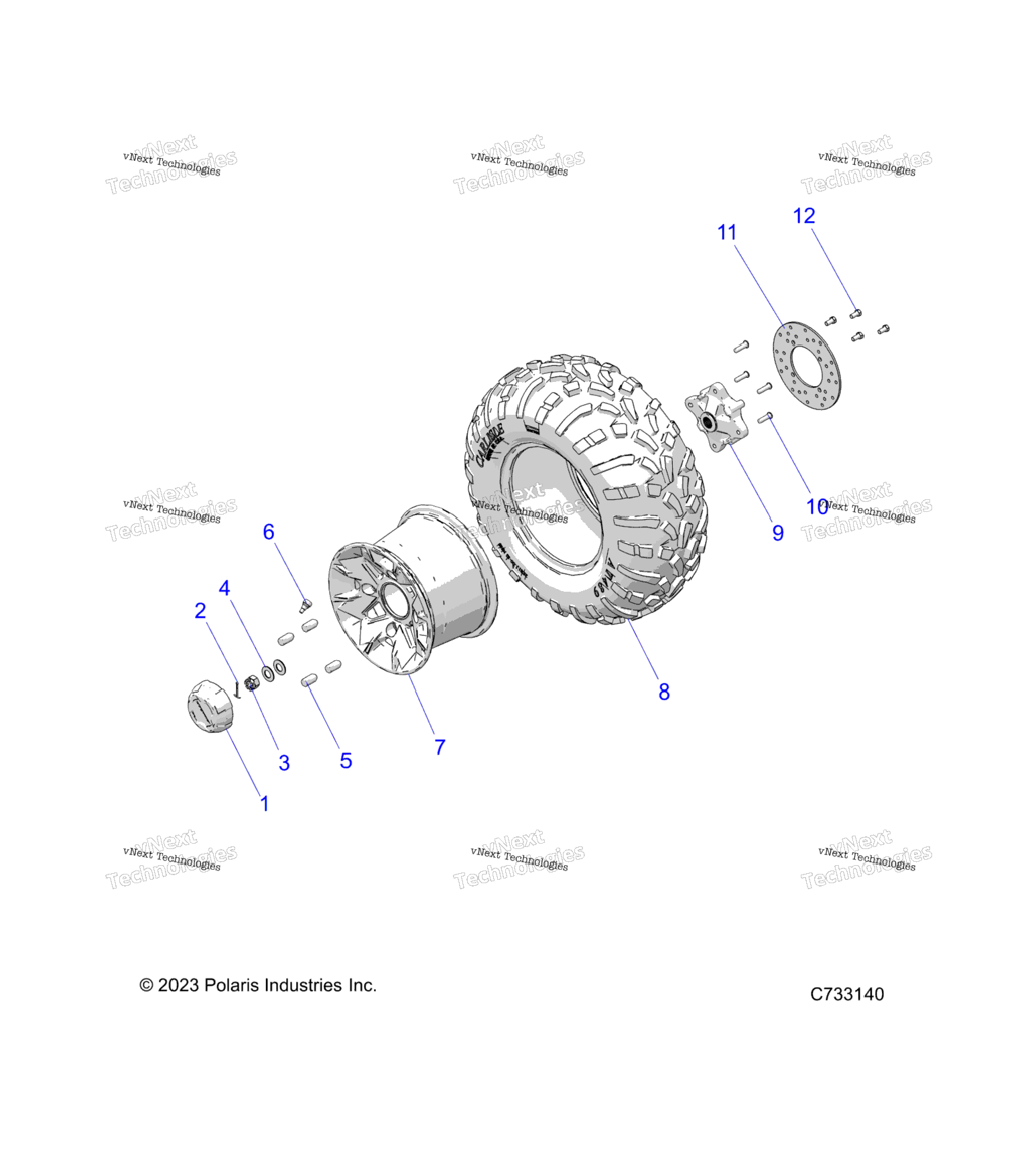 Wheels, Rear, Premium R24mas57ck