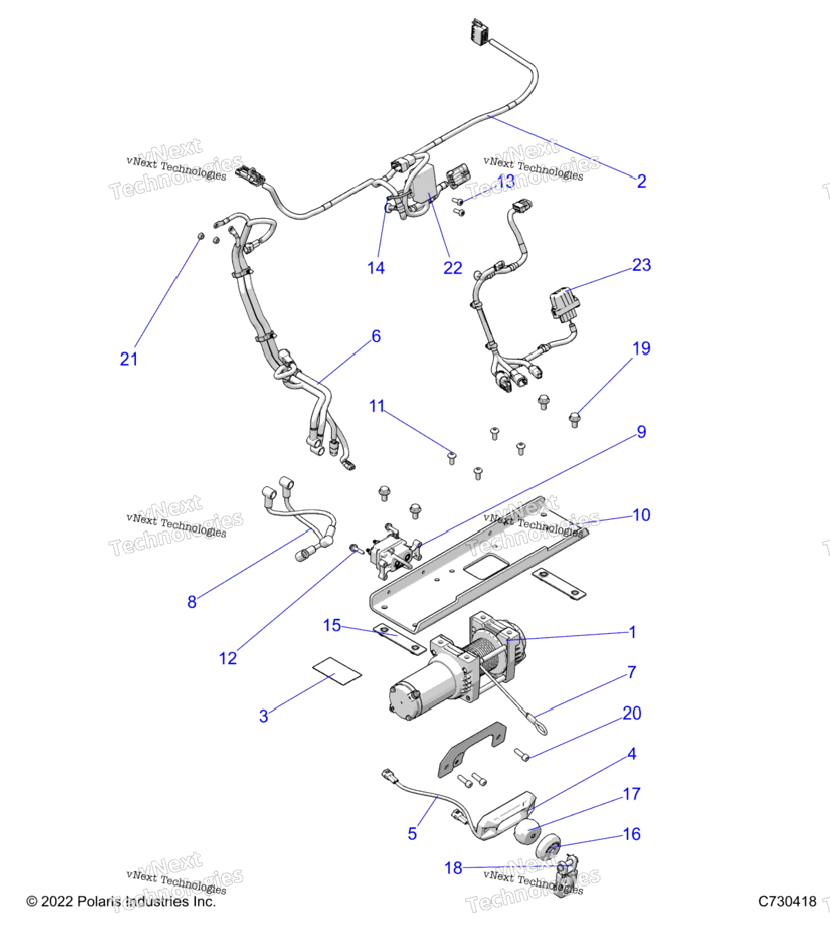 Body, Winch R24mas57ck