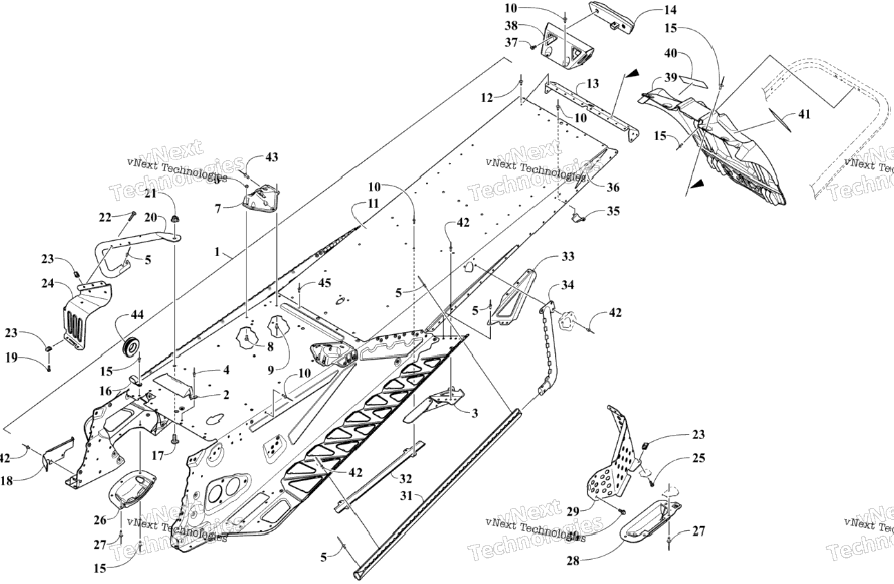 Tunnel And Snowflap Assembly