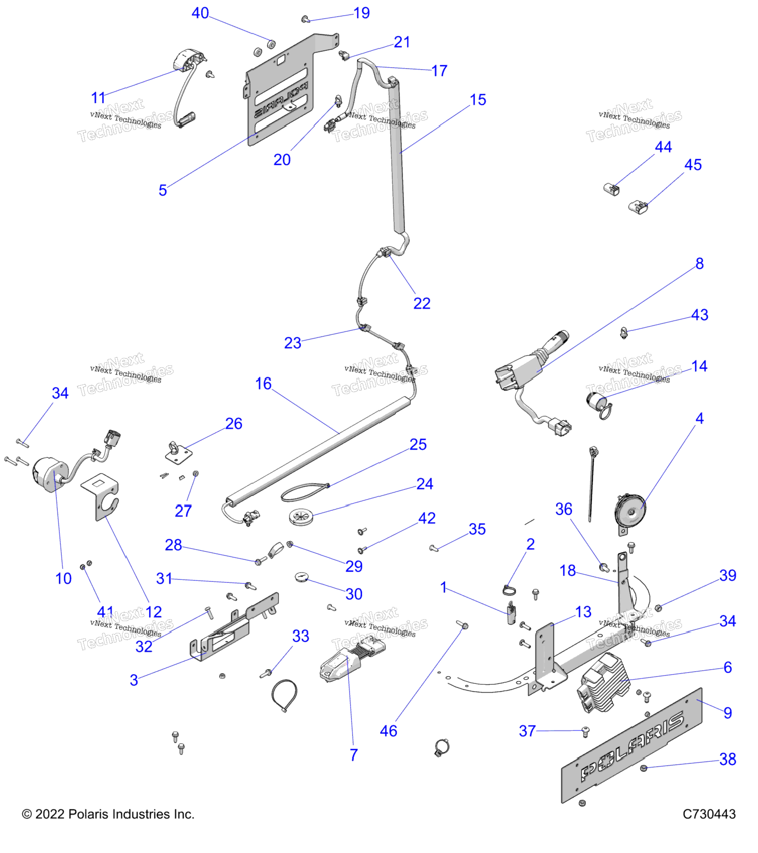 Electrical, Wire Harness Componants, And License Plates