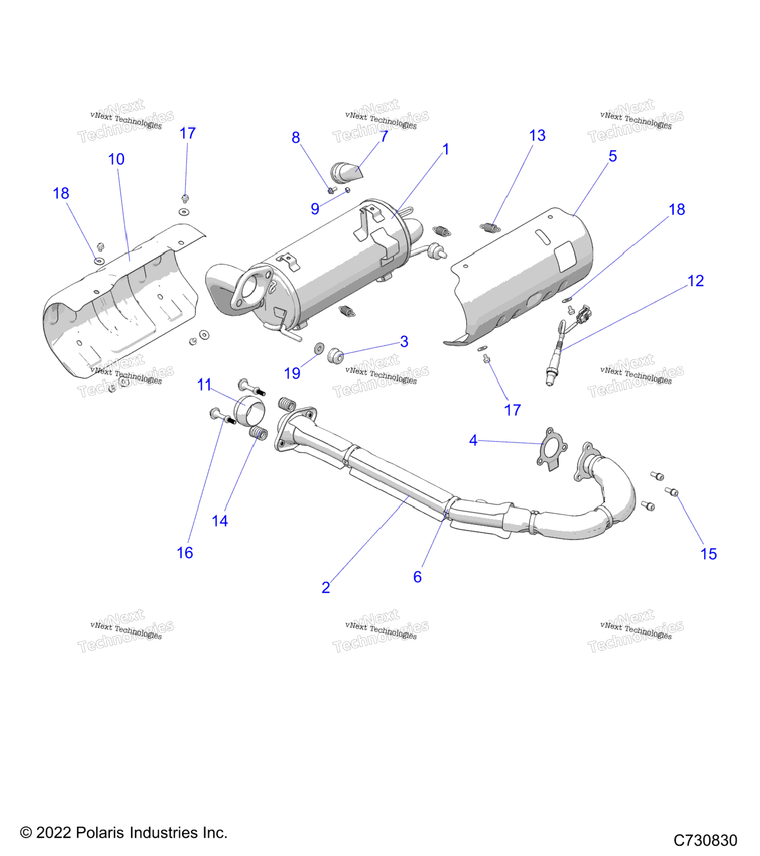 Engine, Exhaust System