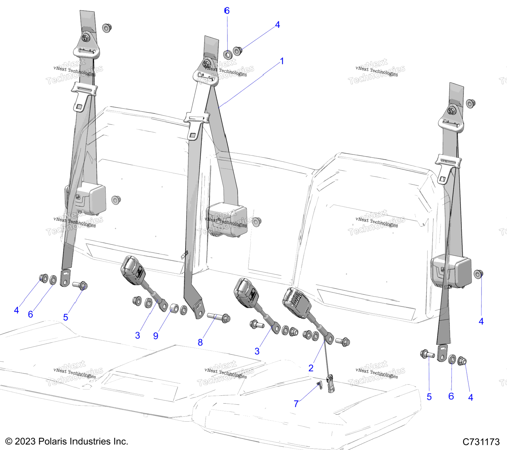 Body, Seat Belt And Mounting