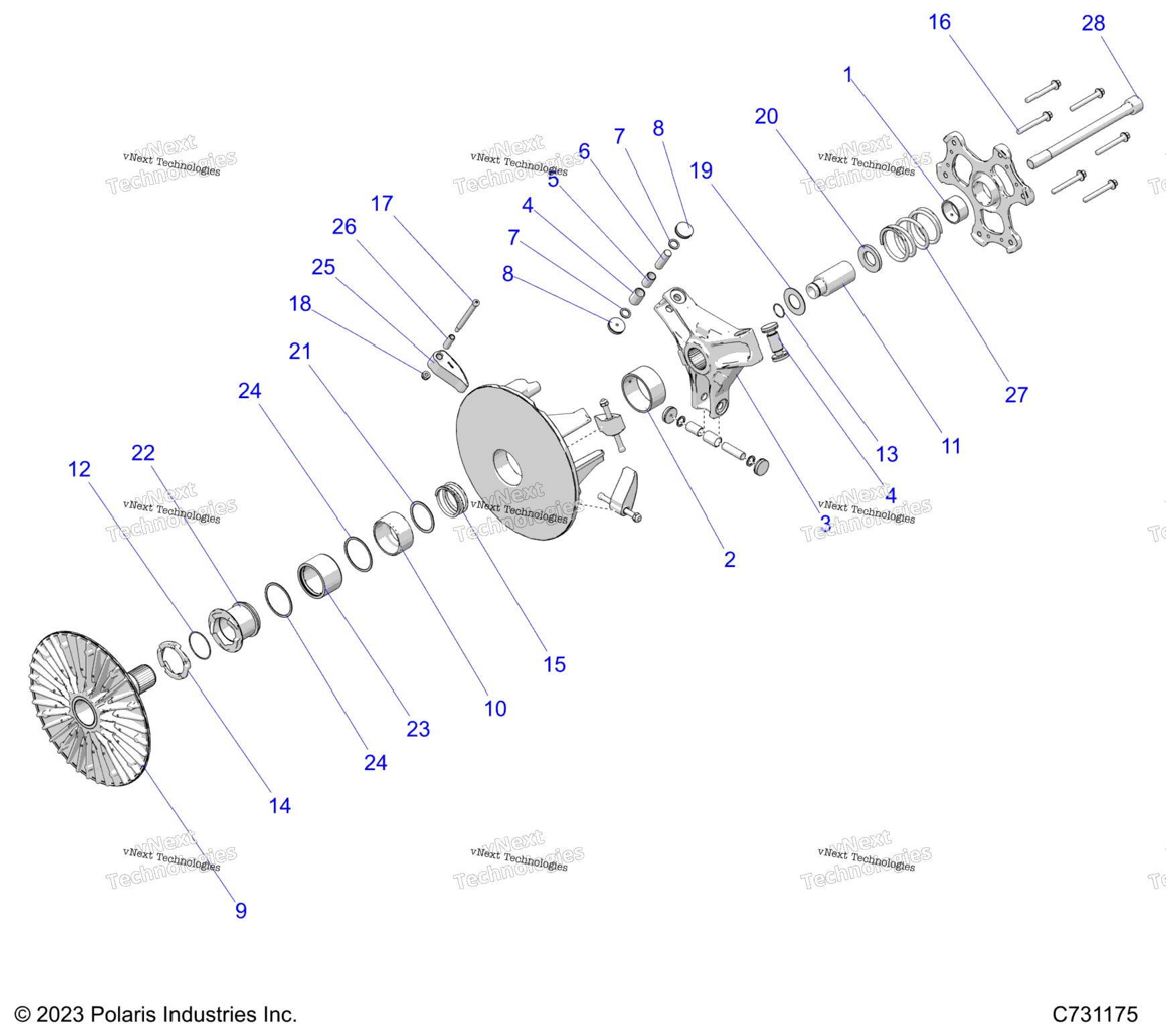 Drive Train, Primary Clutch