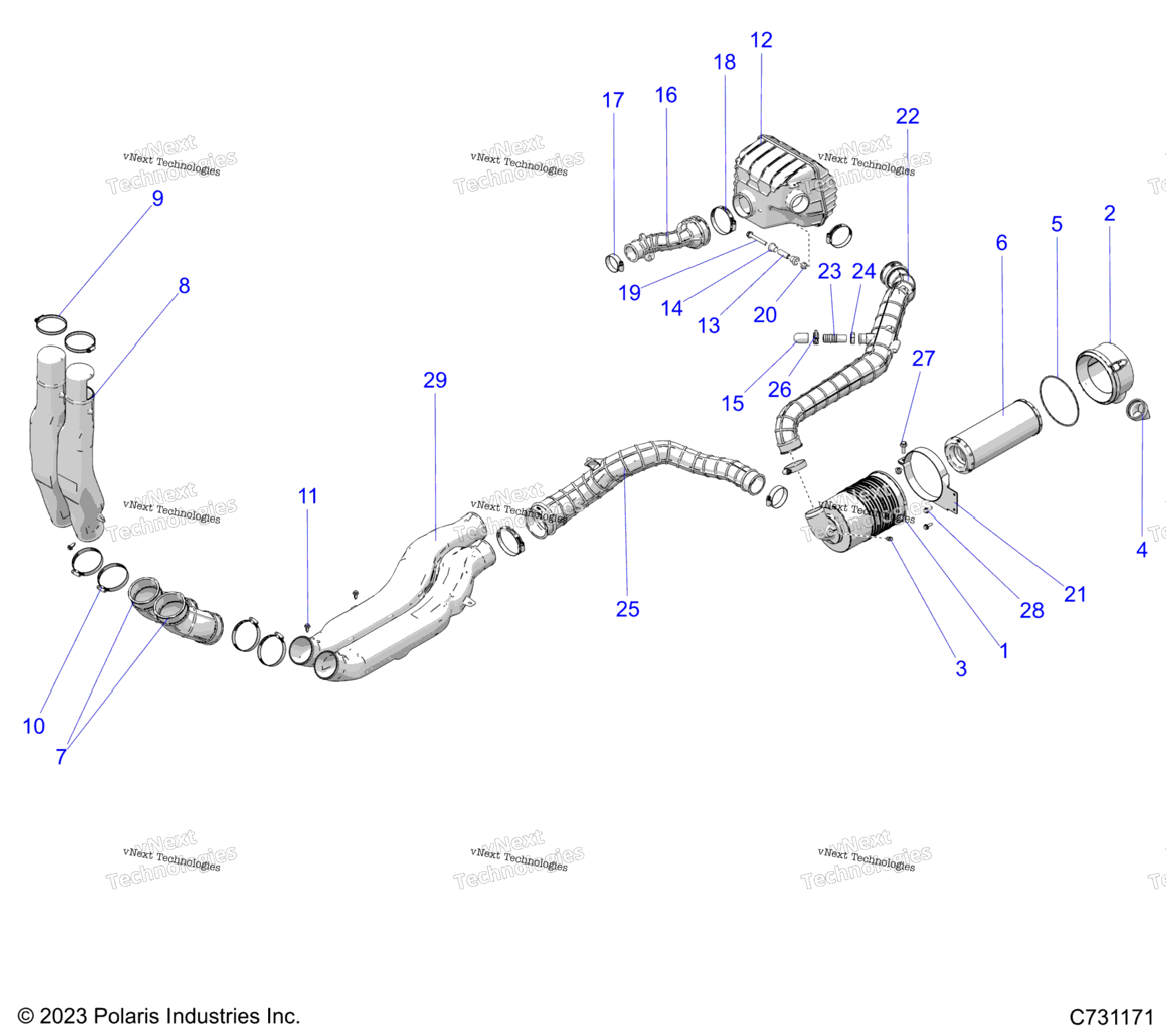 Engine, Air Intake System