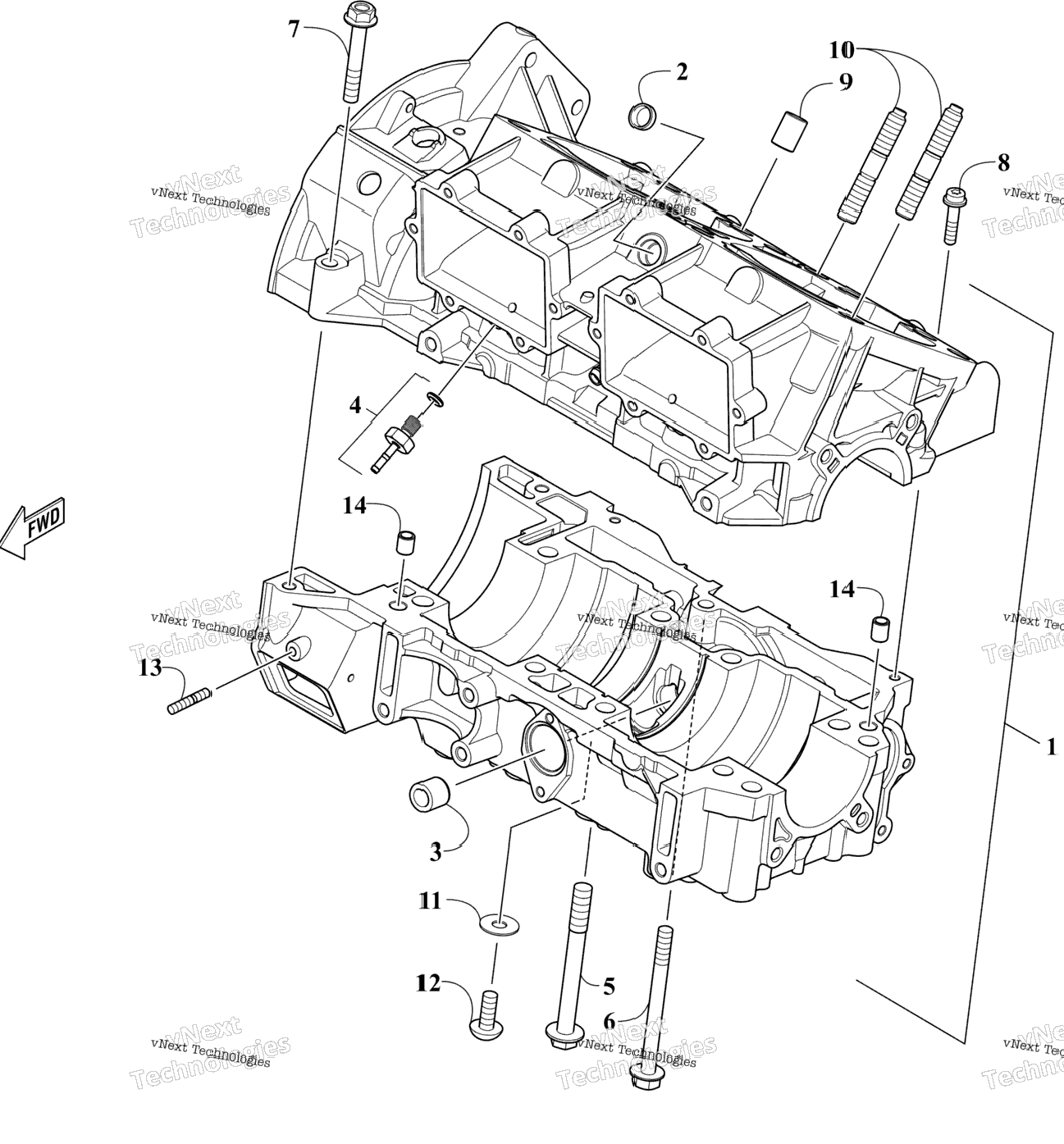 Crankcase Assembly