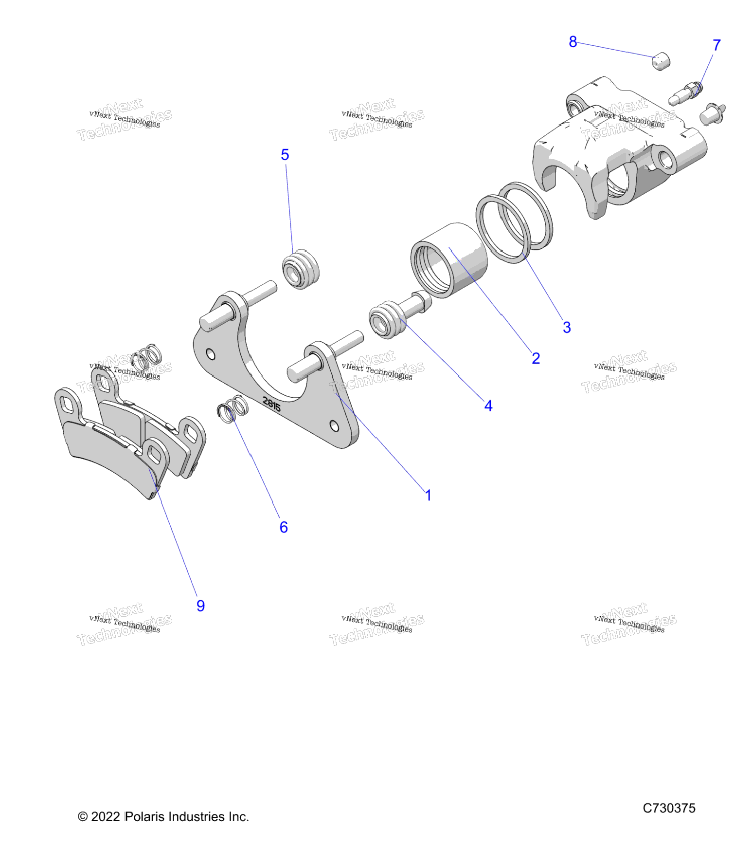 Brakes,Rear Caliper R24rred4ja