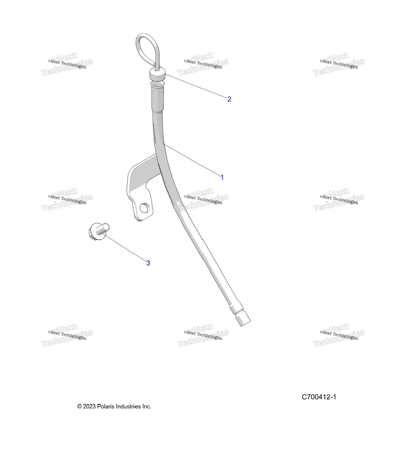 Engine, Dipstick R24rred4ja