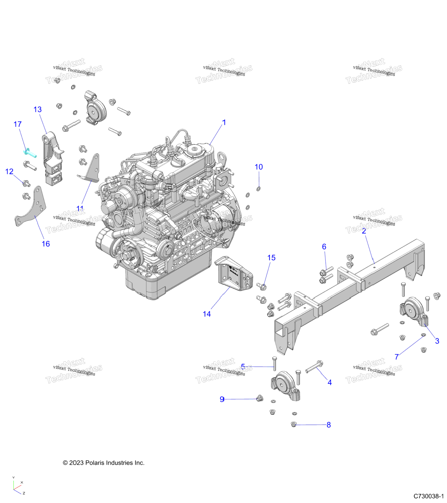 Engine, Mounting & Long Block R24rred4ja