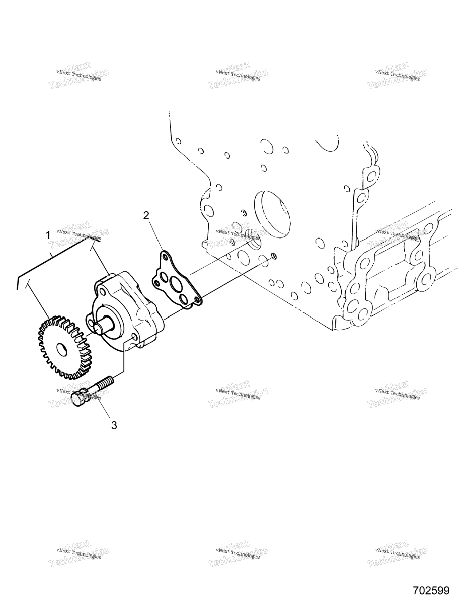 Engine, Oil Pump R24rred4ja