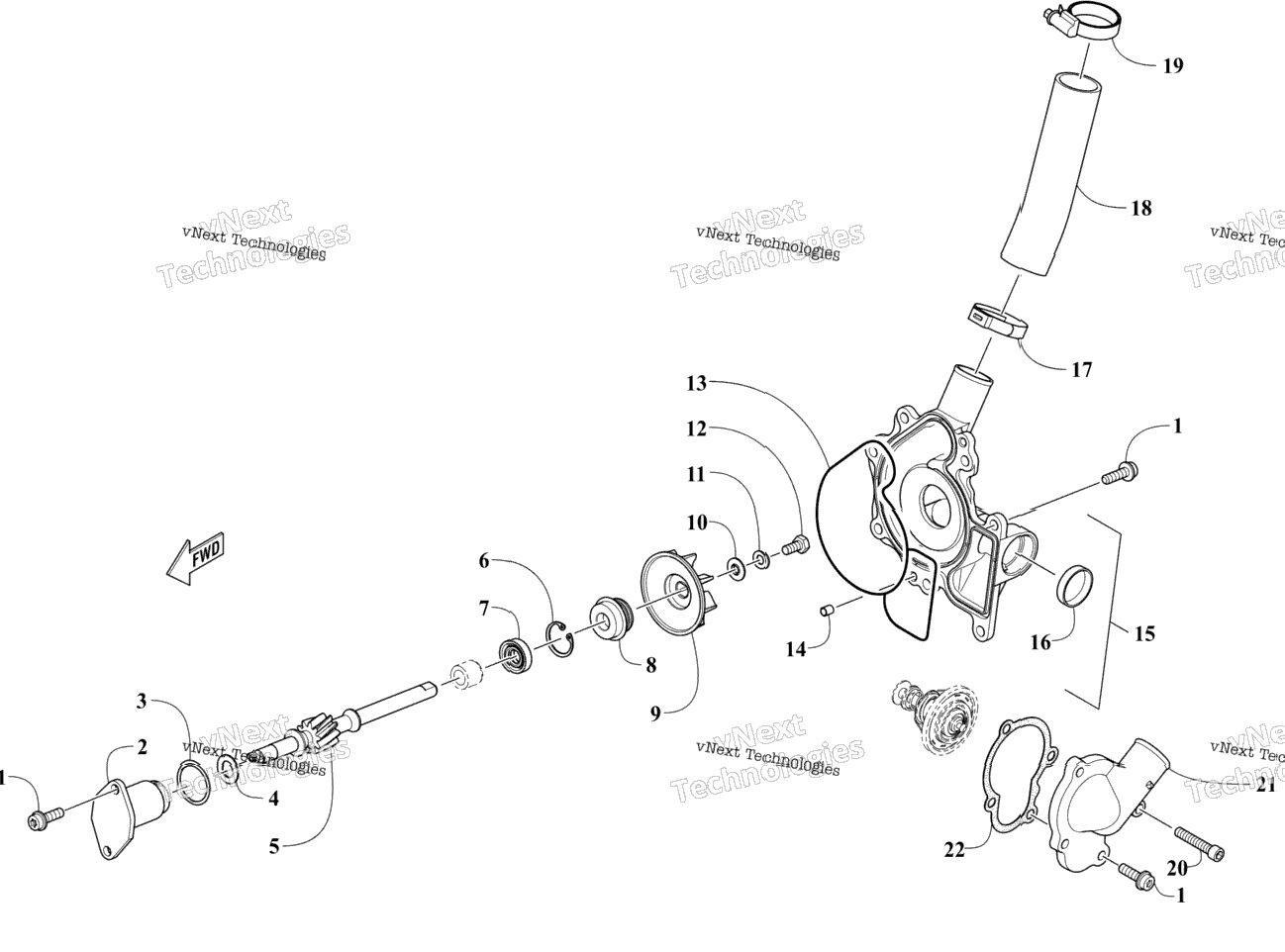 Water Pump Assembly