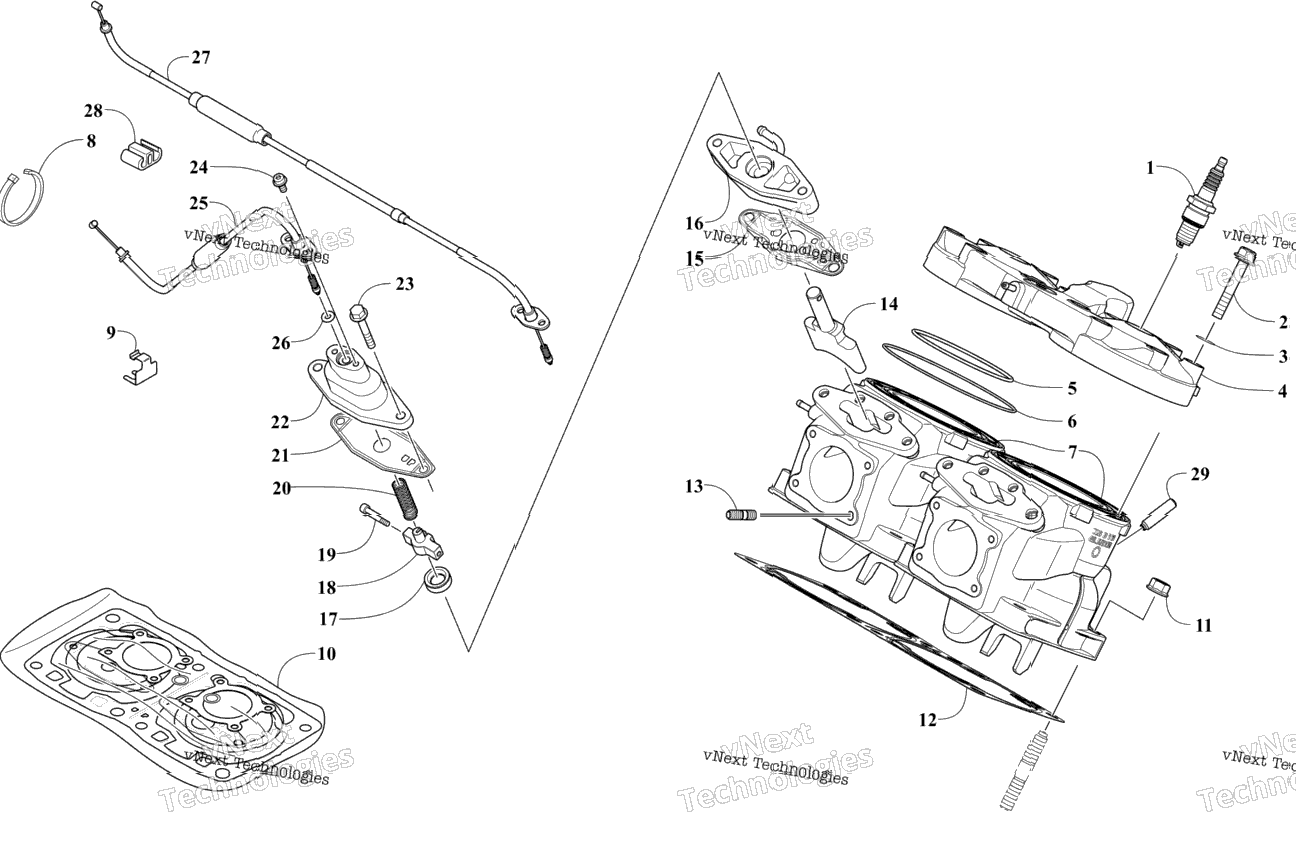 Cylinder And Head Assembly