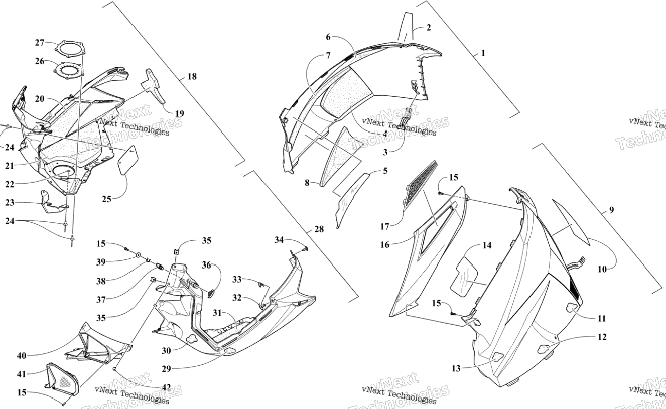 Skid Plate And Side Panel Assembly