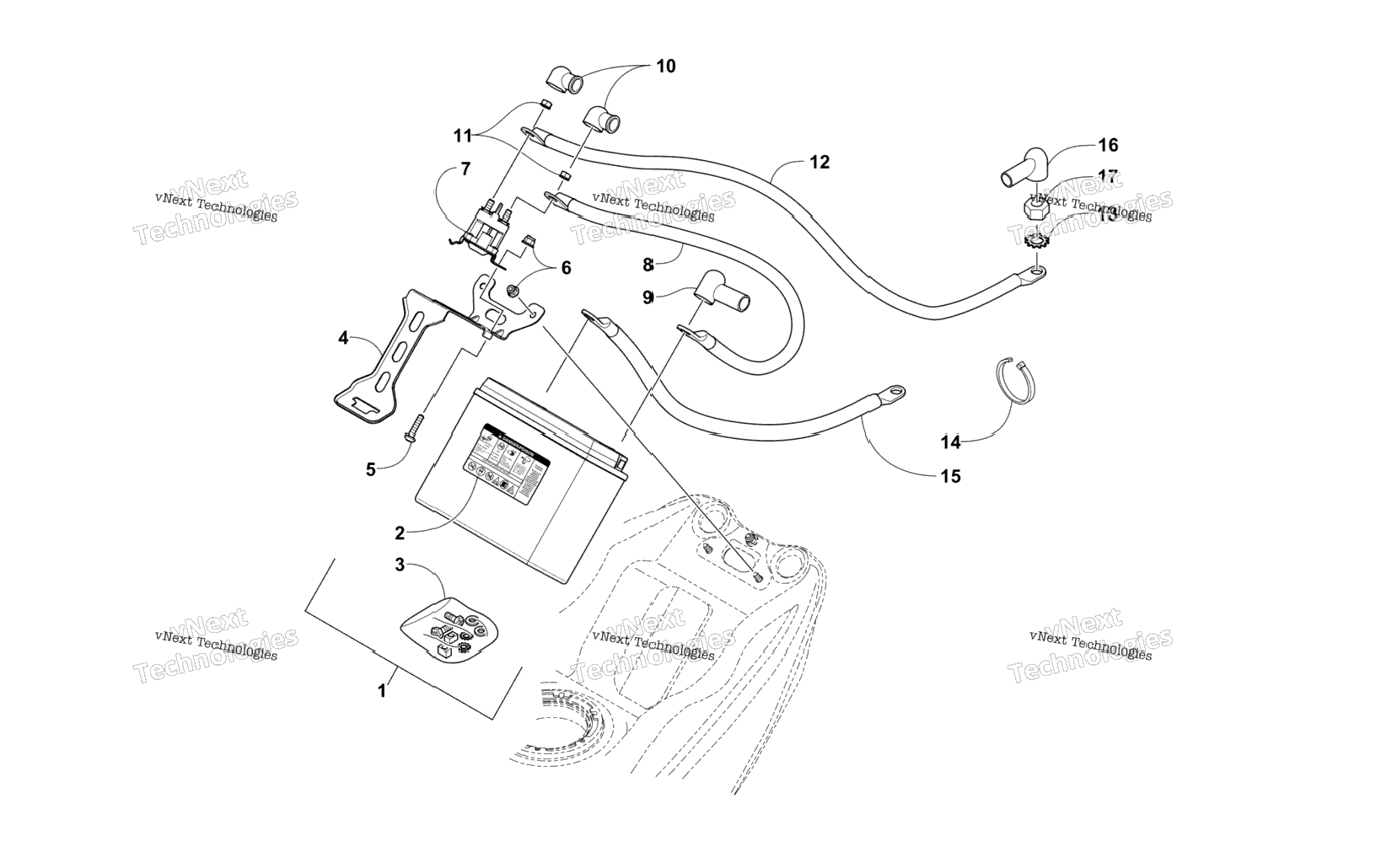 Battery And Tray Assembly