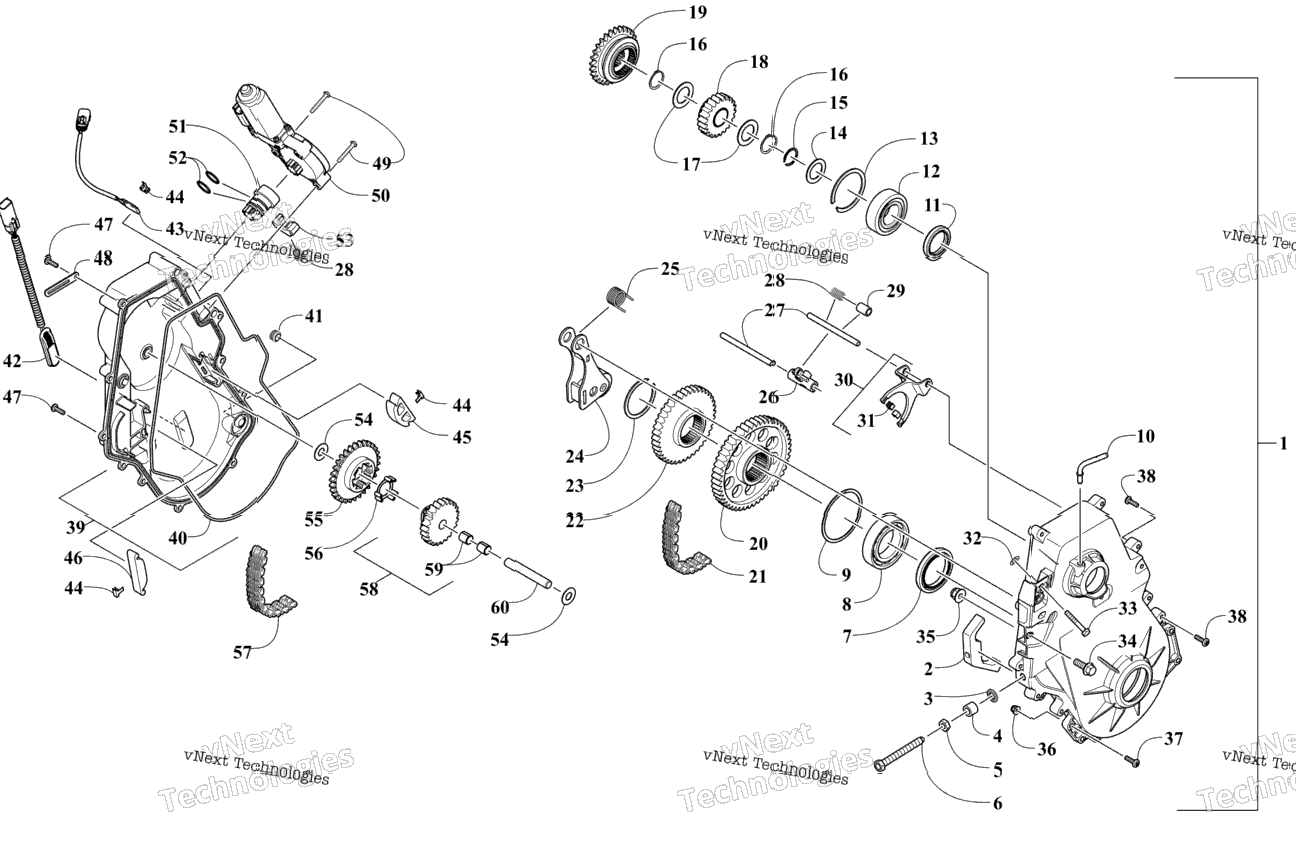 Chain Case Assembly