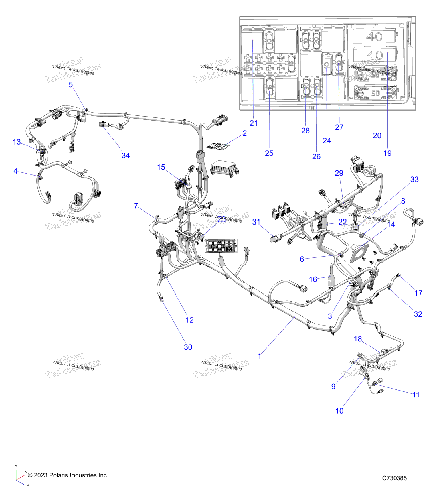 Electrical, Wire Harness (C730385