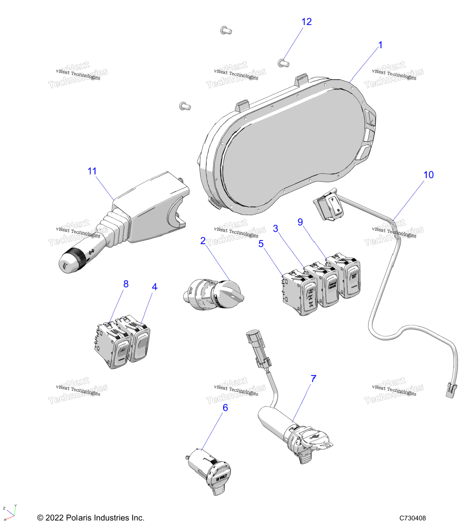 Electrical, Dash Instruments