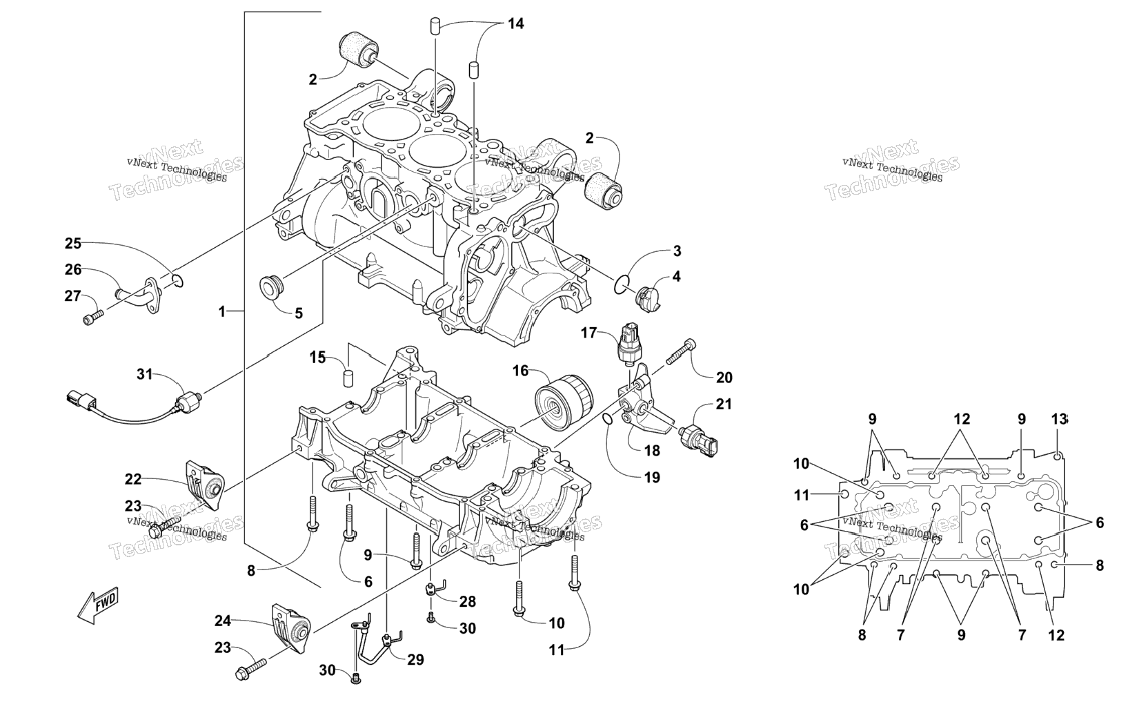 Crankcase Assembly