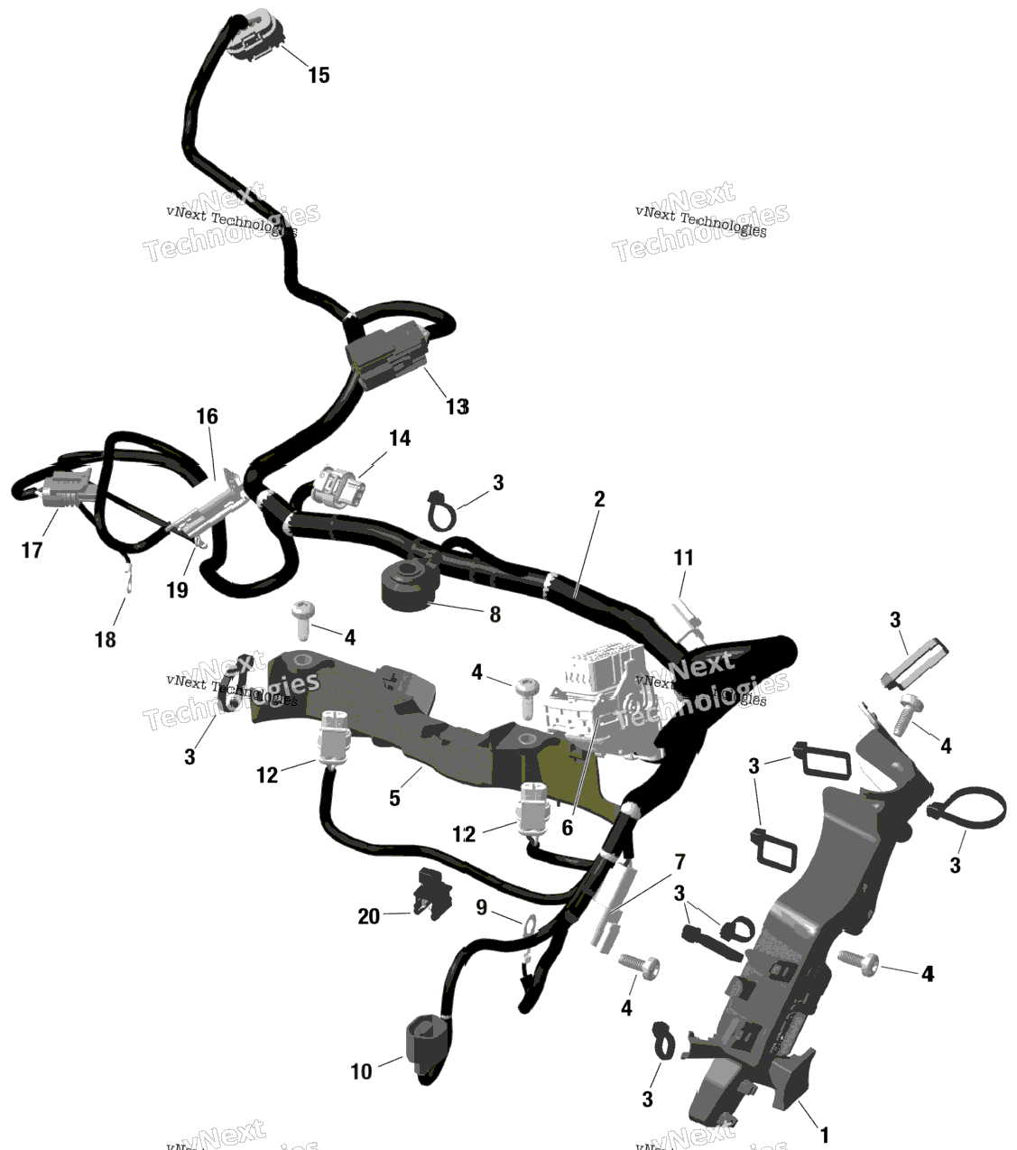 Rotax - Engine Harness And Electronic Module