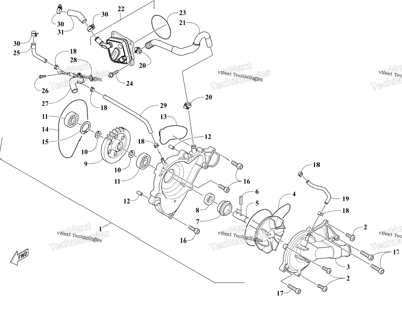 Water Pump Assembly