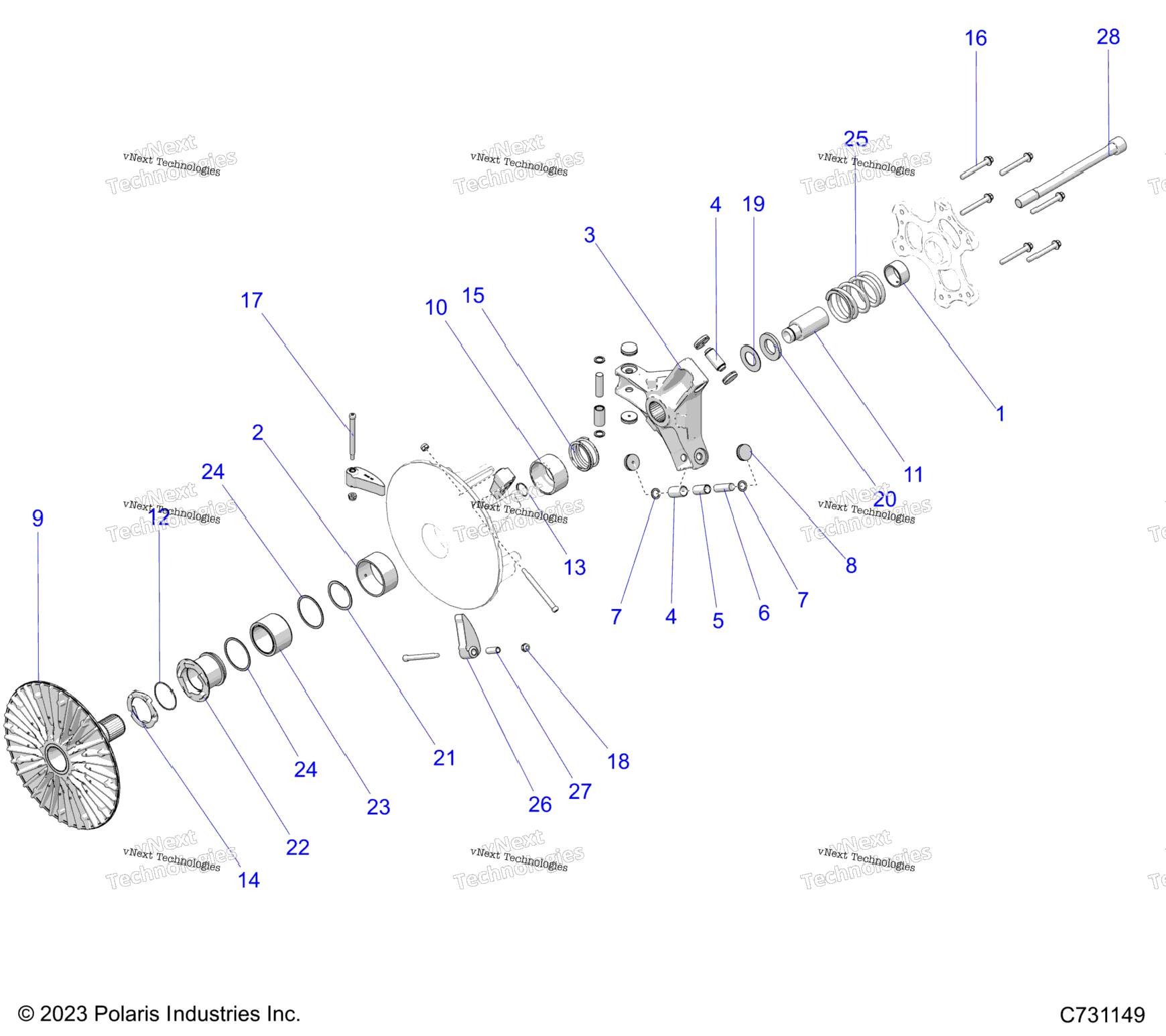 Drive Train, Primary Clutch R24rre99fjRrs99cjF9FjC9Ck