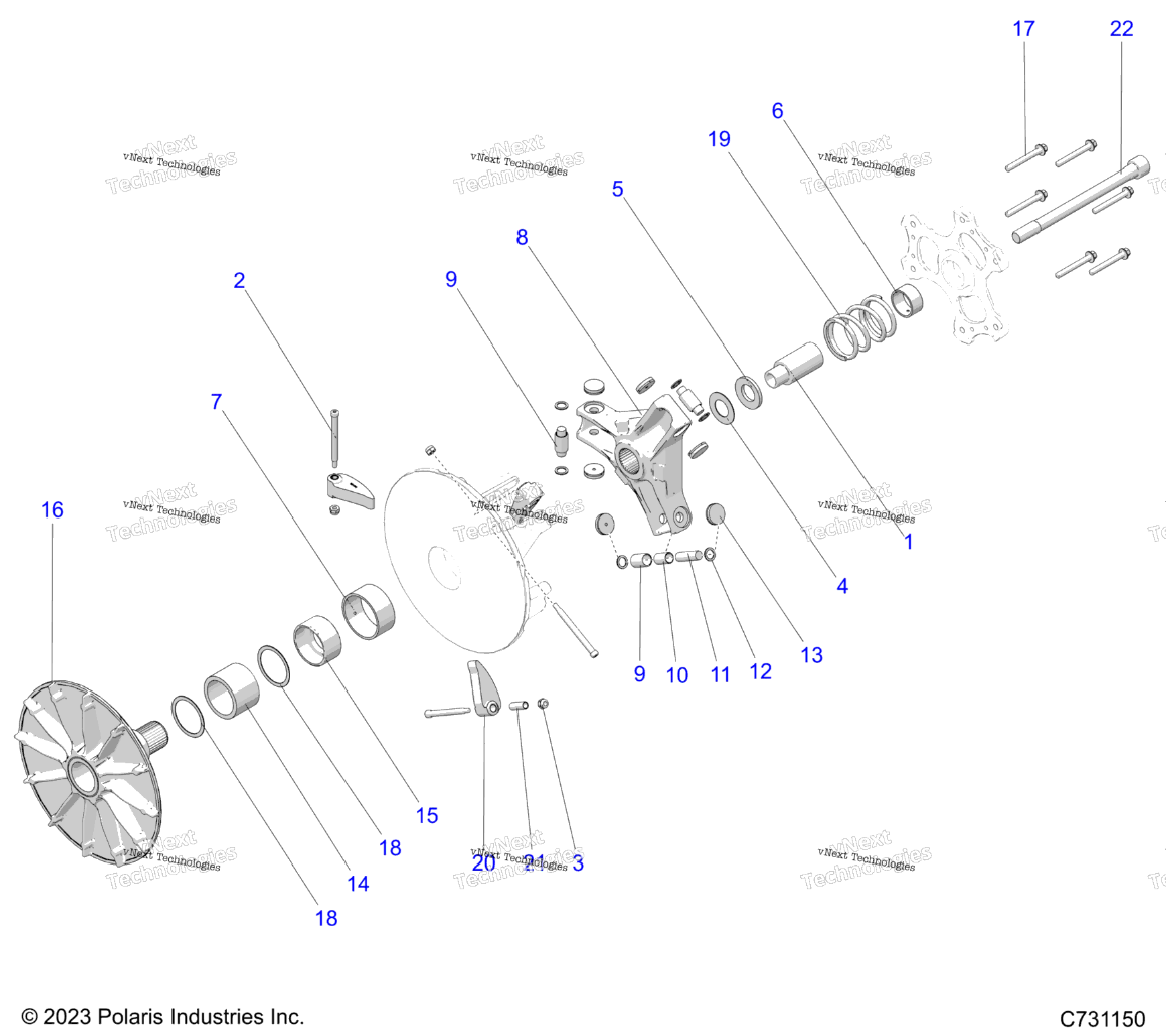 Drive Train, Primary Clutch R24rrp99cj