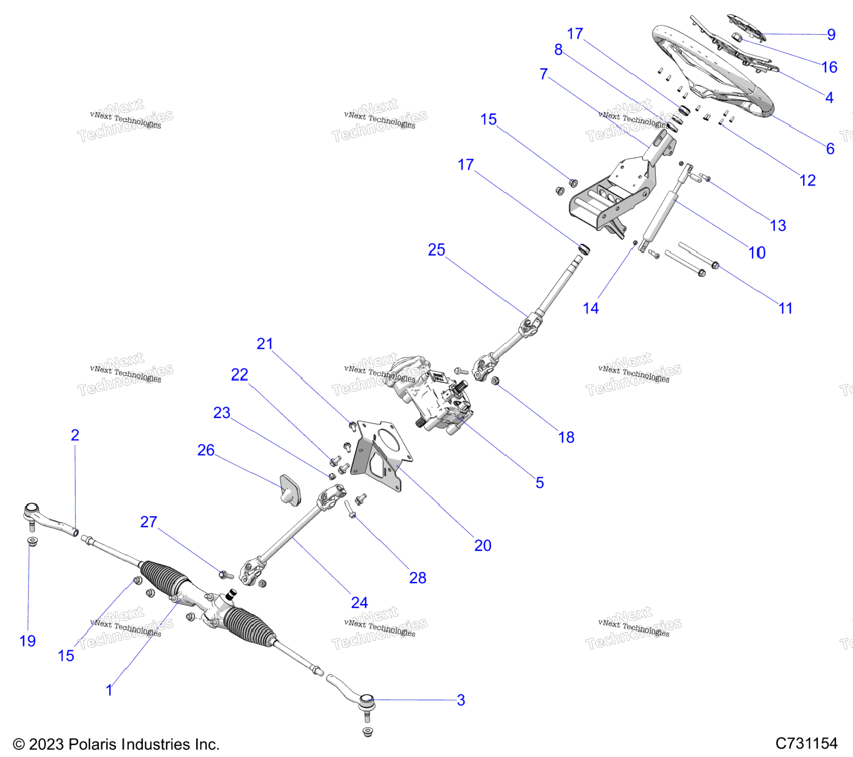 Steering, Steering Asm