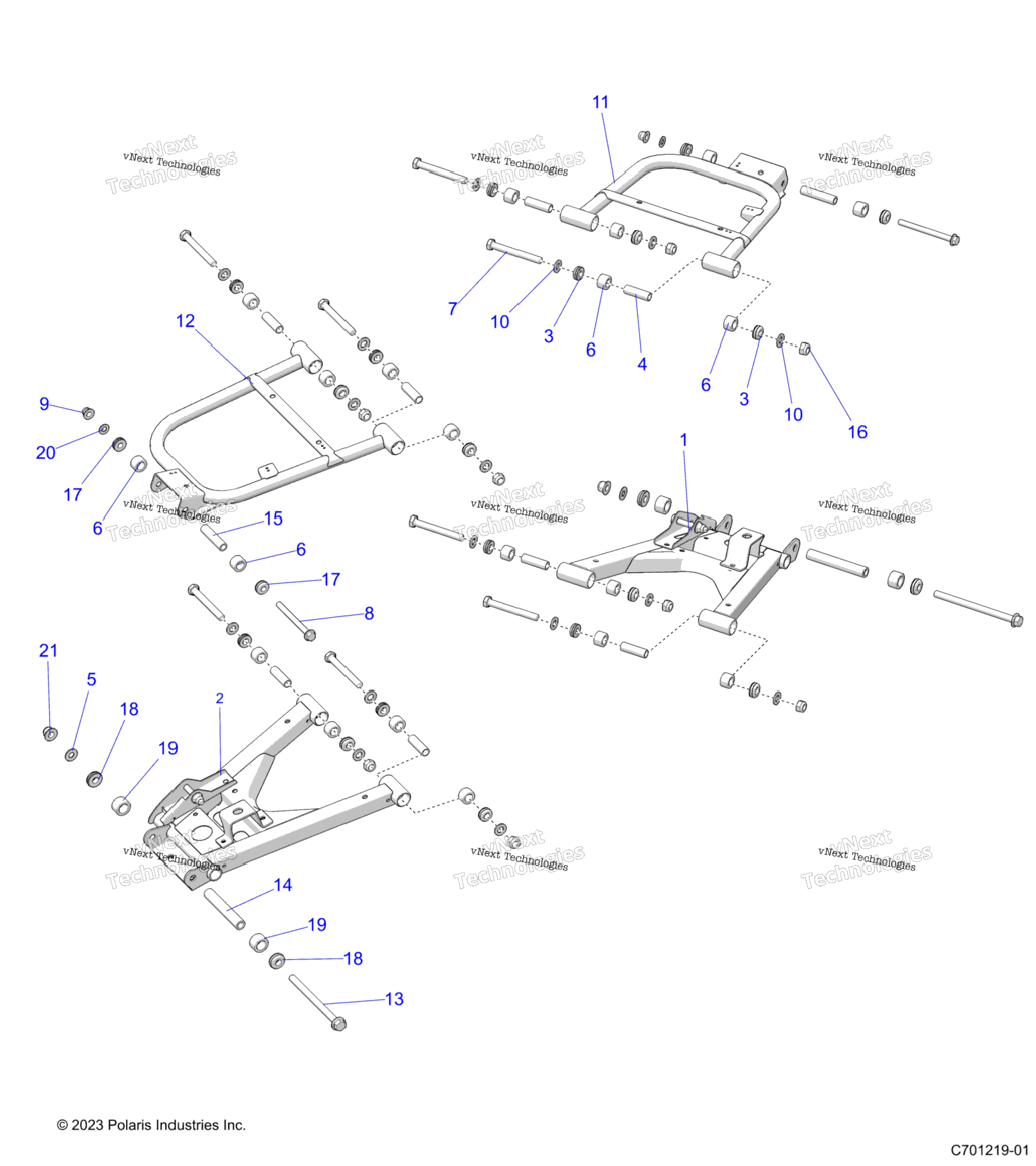 Suspension, Rear Control Arms