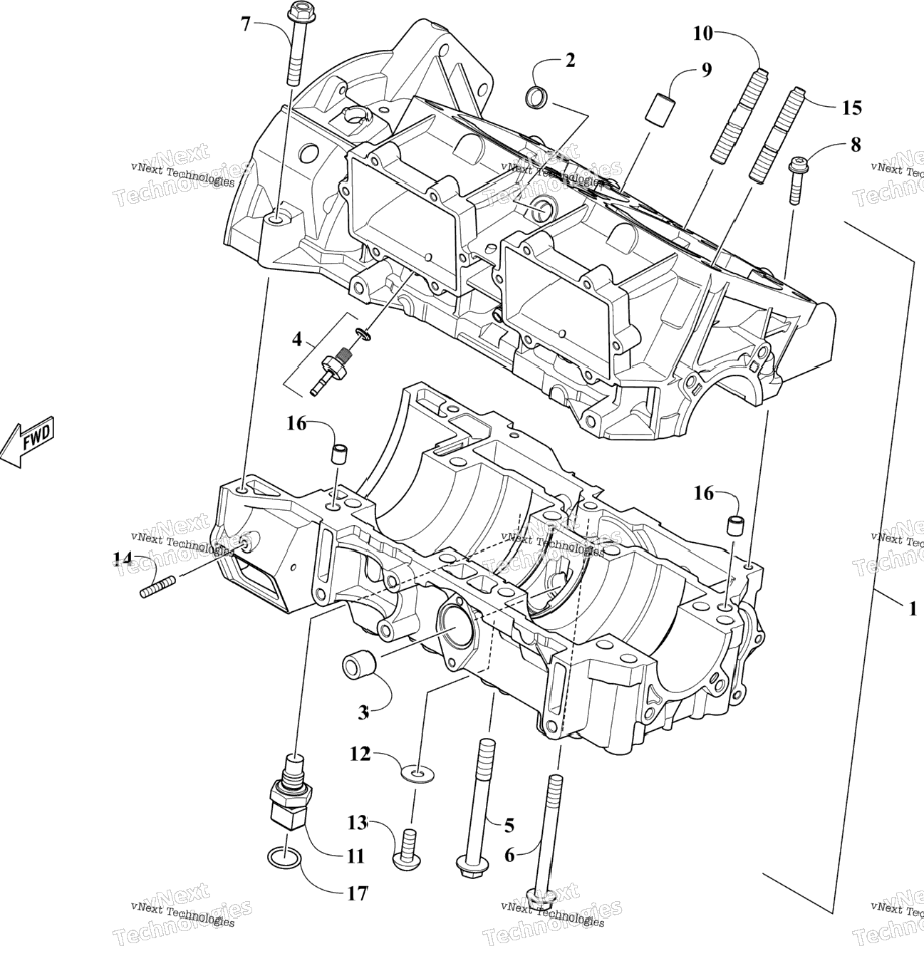 Crankcase Assembly