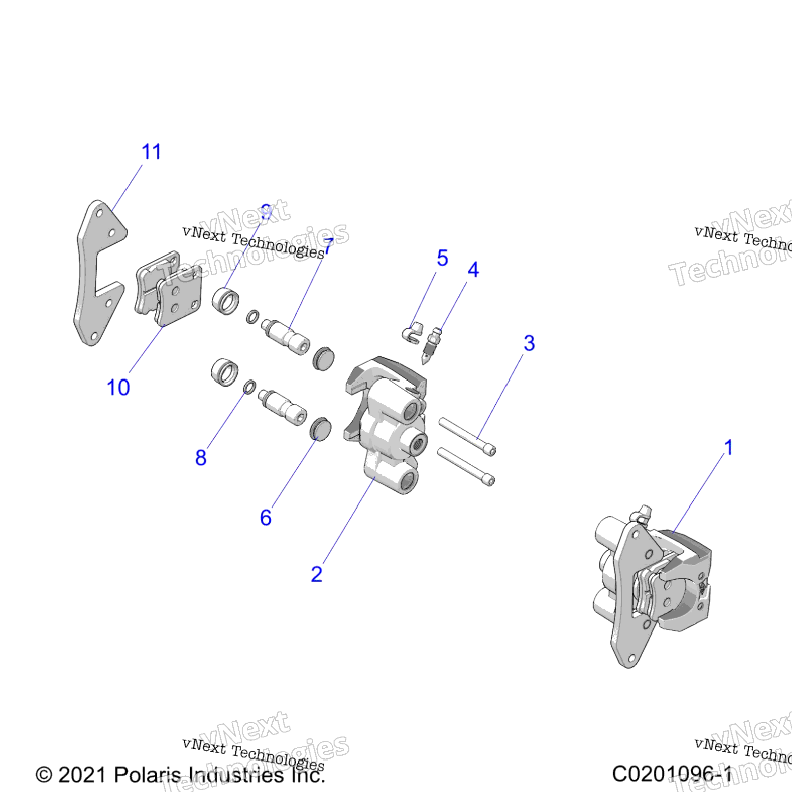 Brakes, Caliper, Front