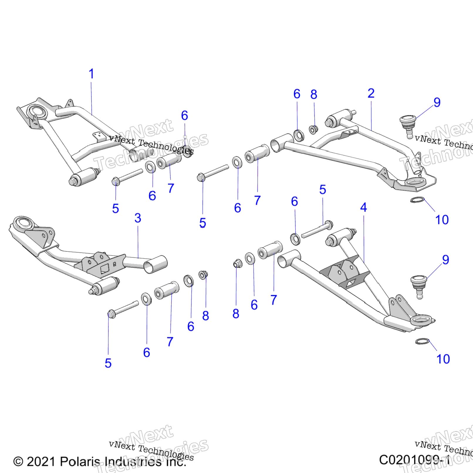 Suspension, Front Control Arms