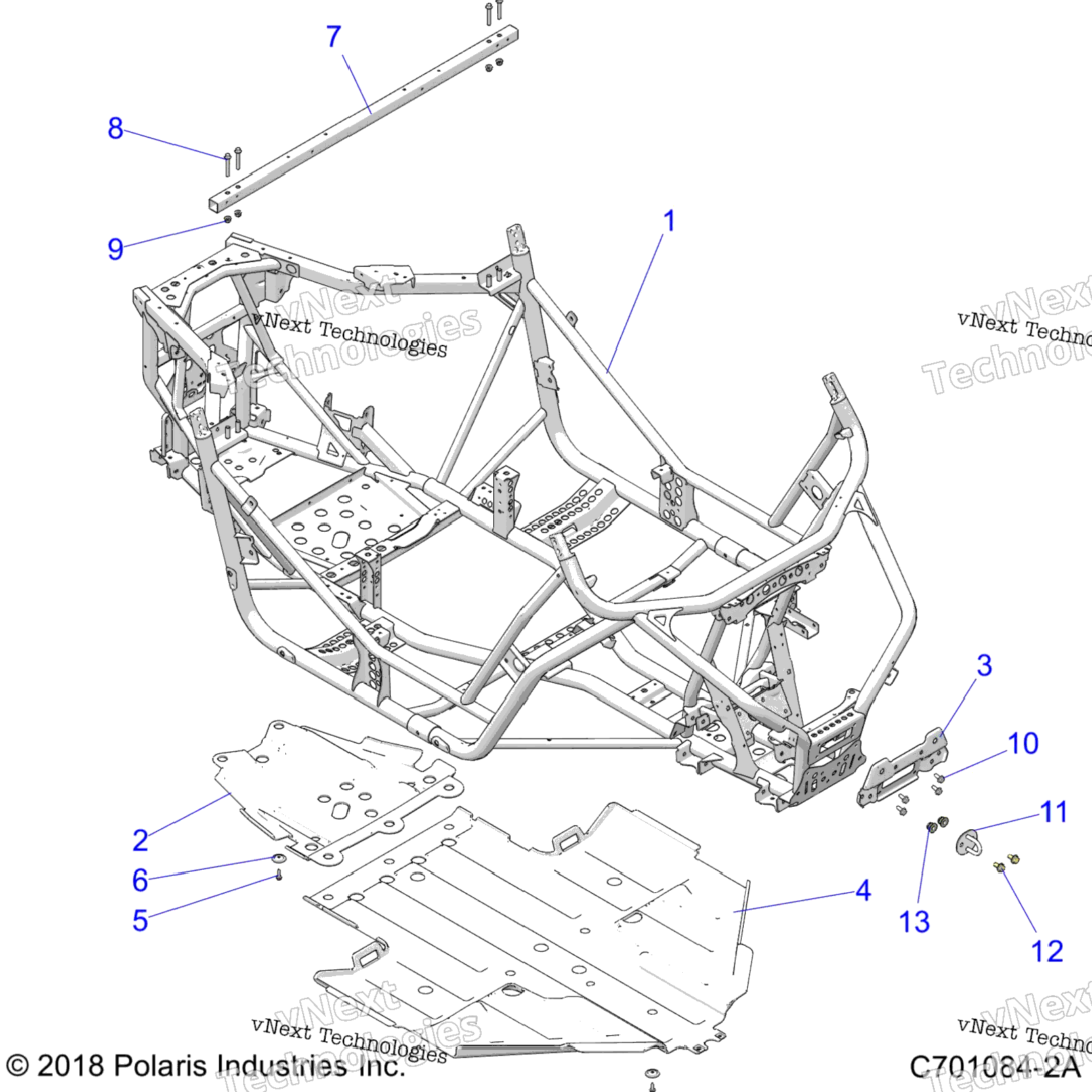 Chassis, Main Frame And Skid Plate