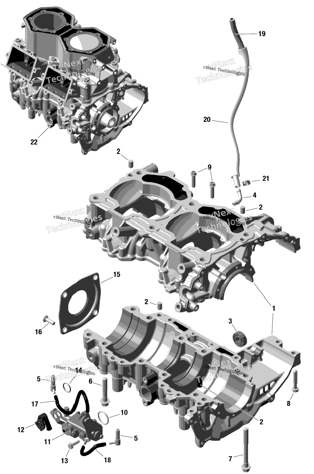 Rotax - Crankcase