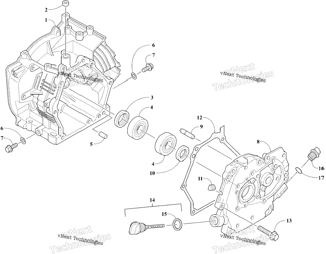 Engine - Crankcase And Cover