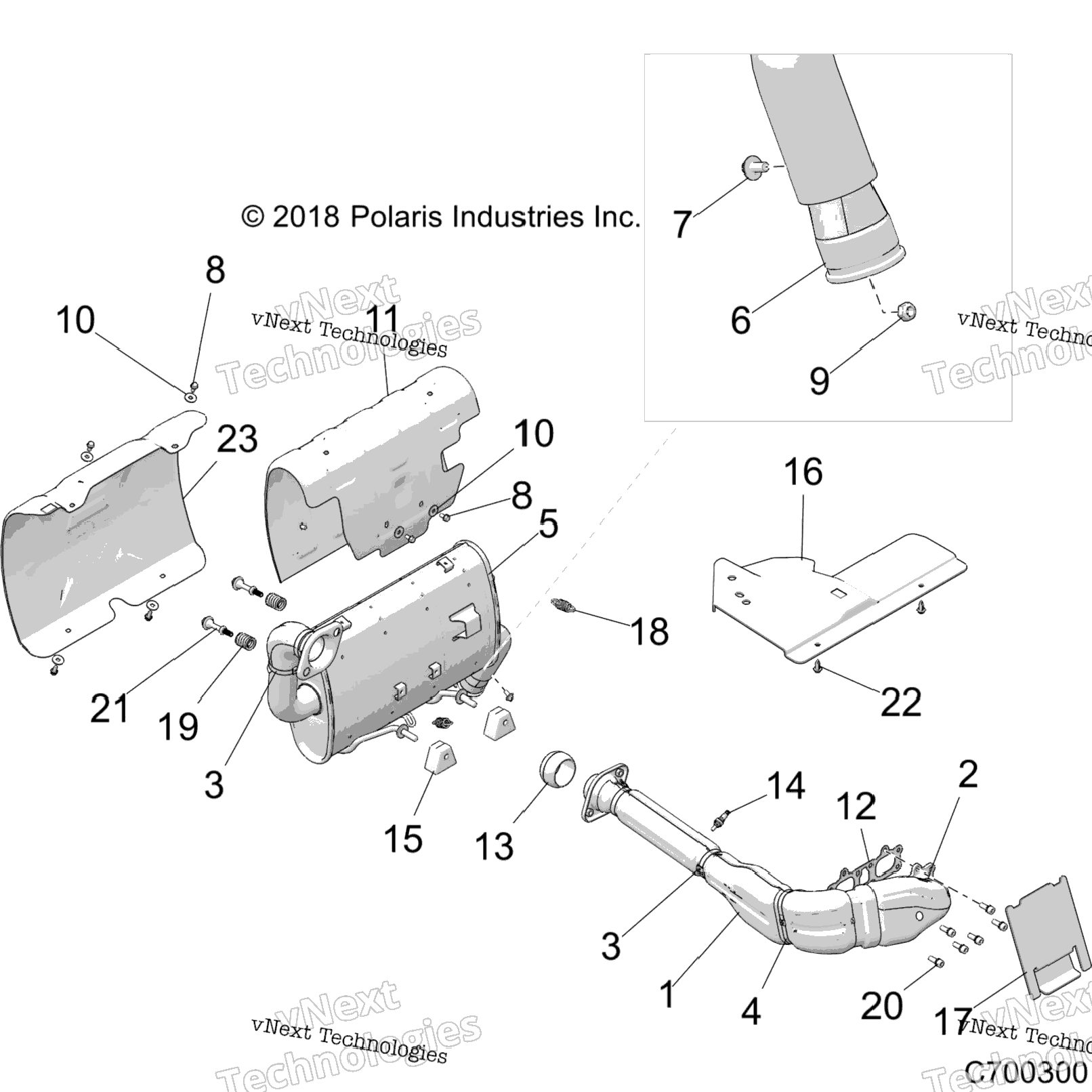 Engine, Exhaust System