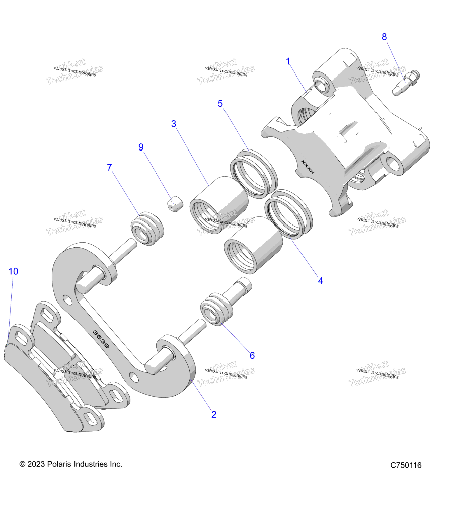 Brakes, Rear Caliper