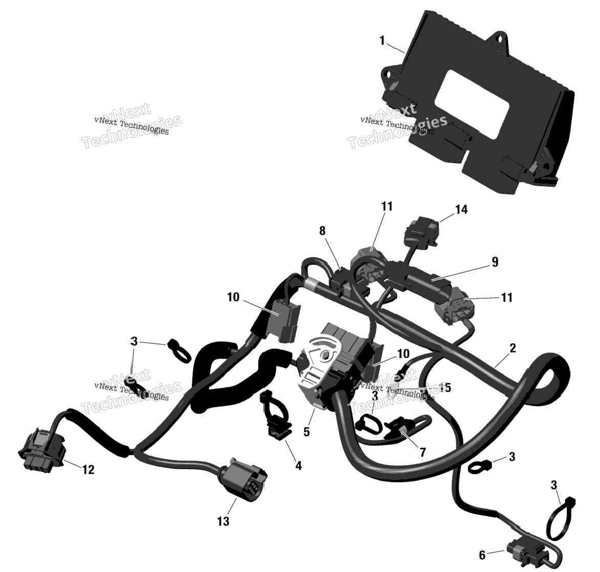 Rotax - Engine Harness And Electronic Module