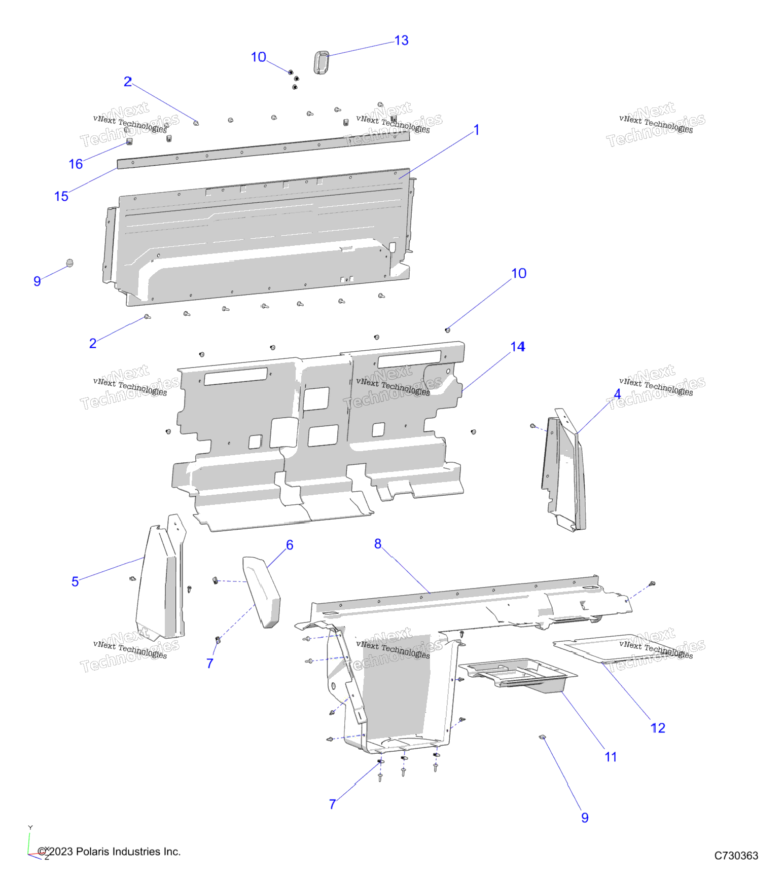 Body, Rear Closeoff, And Fenders R23e3gc3fdSc3cdSc3fd