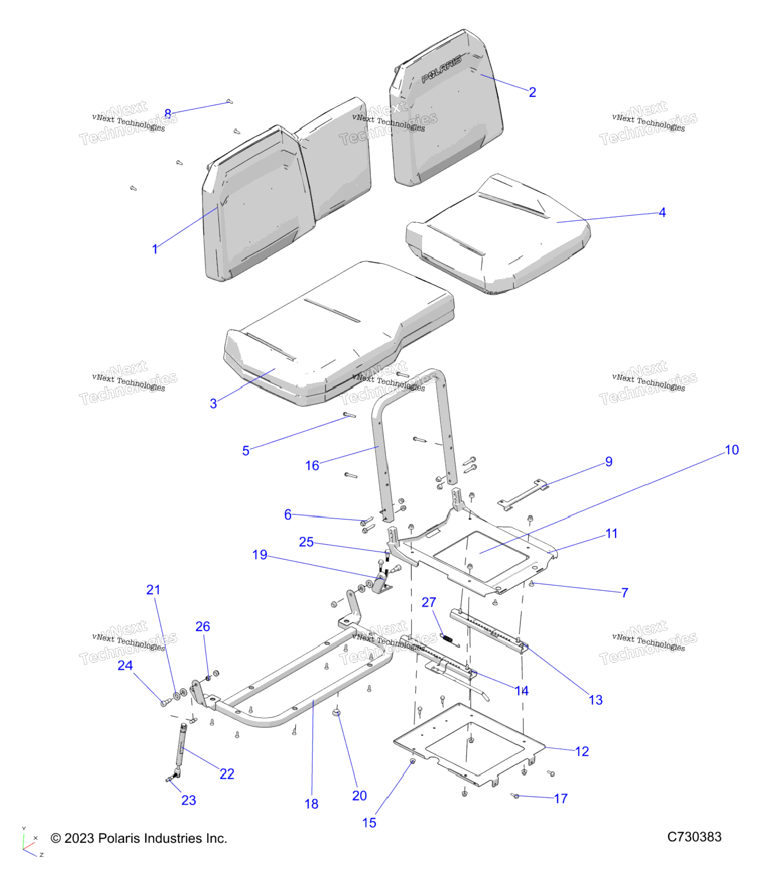 Body, Seat Asm. And Slider R23e3gc3fdSc3cdSc3fd