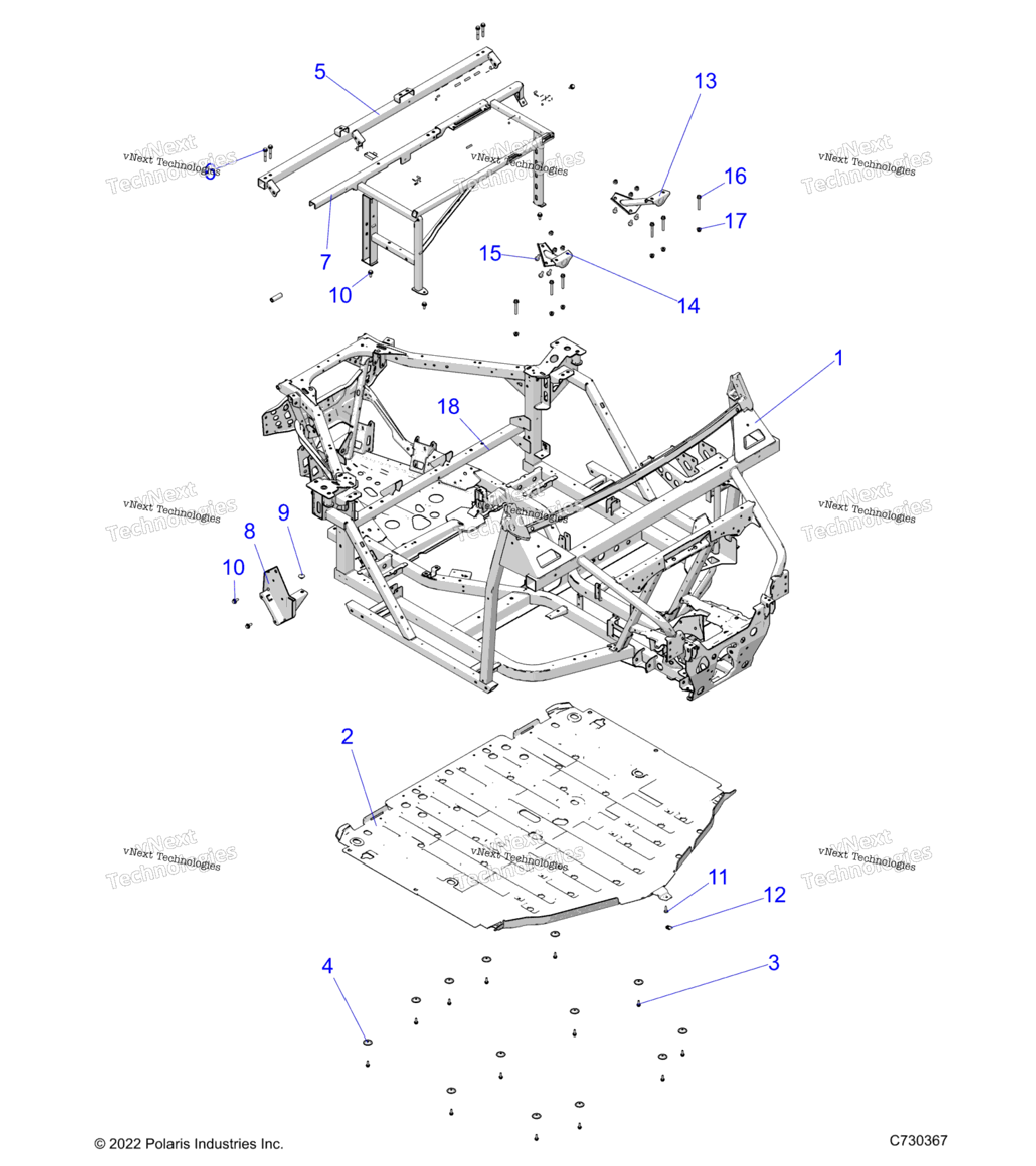 Chassis, Main Frame And Skid Plates R23e3gc3fdSc3cdSc3fd