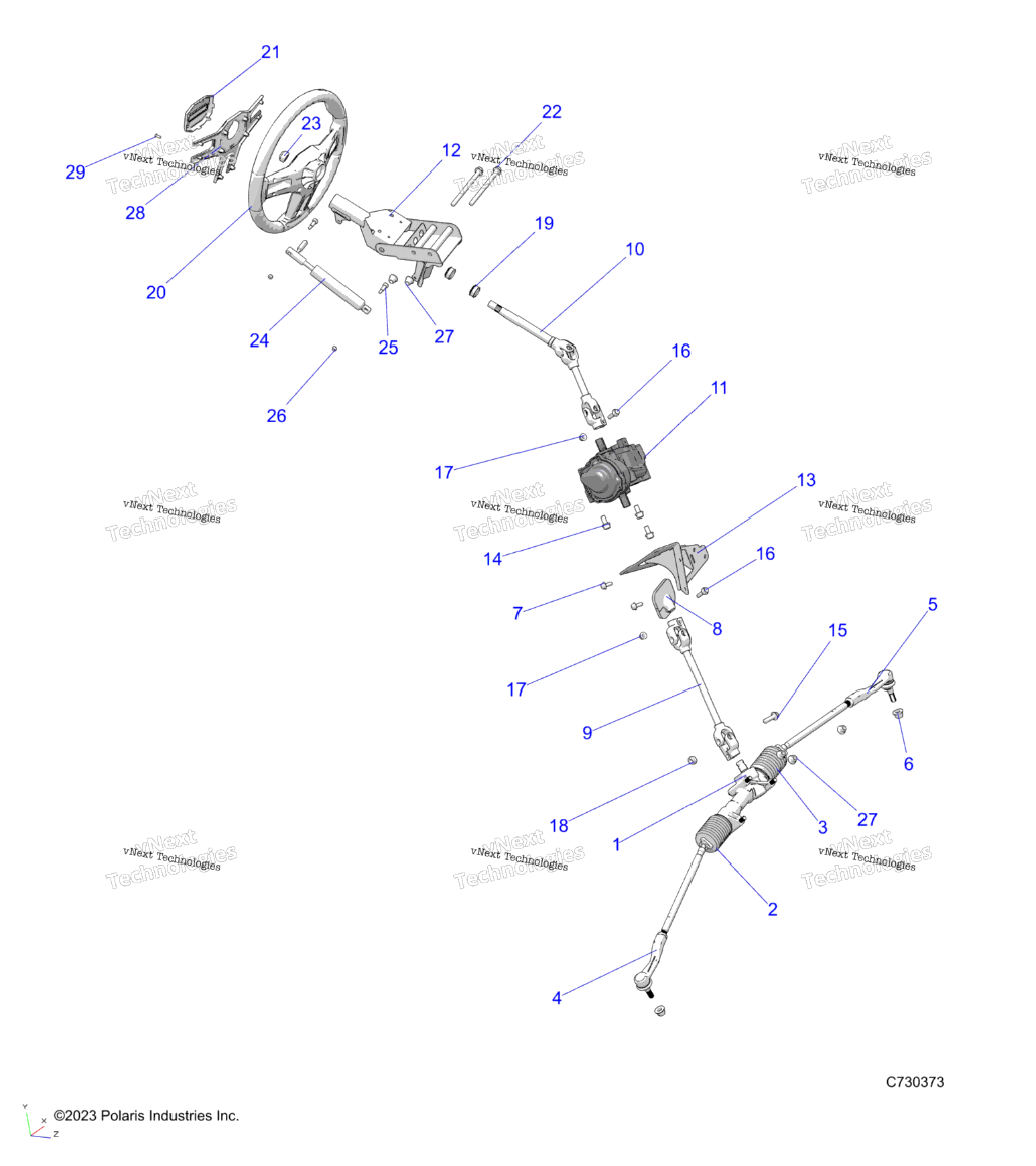 Steering, Steering Asm. R23e3gc3fdSc3cdSc3fd