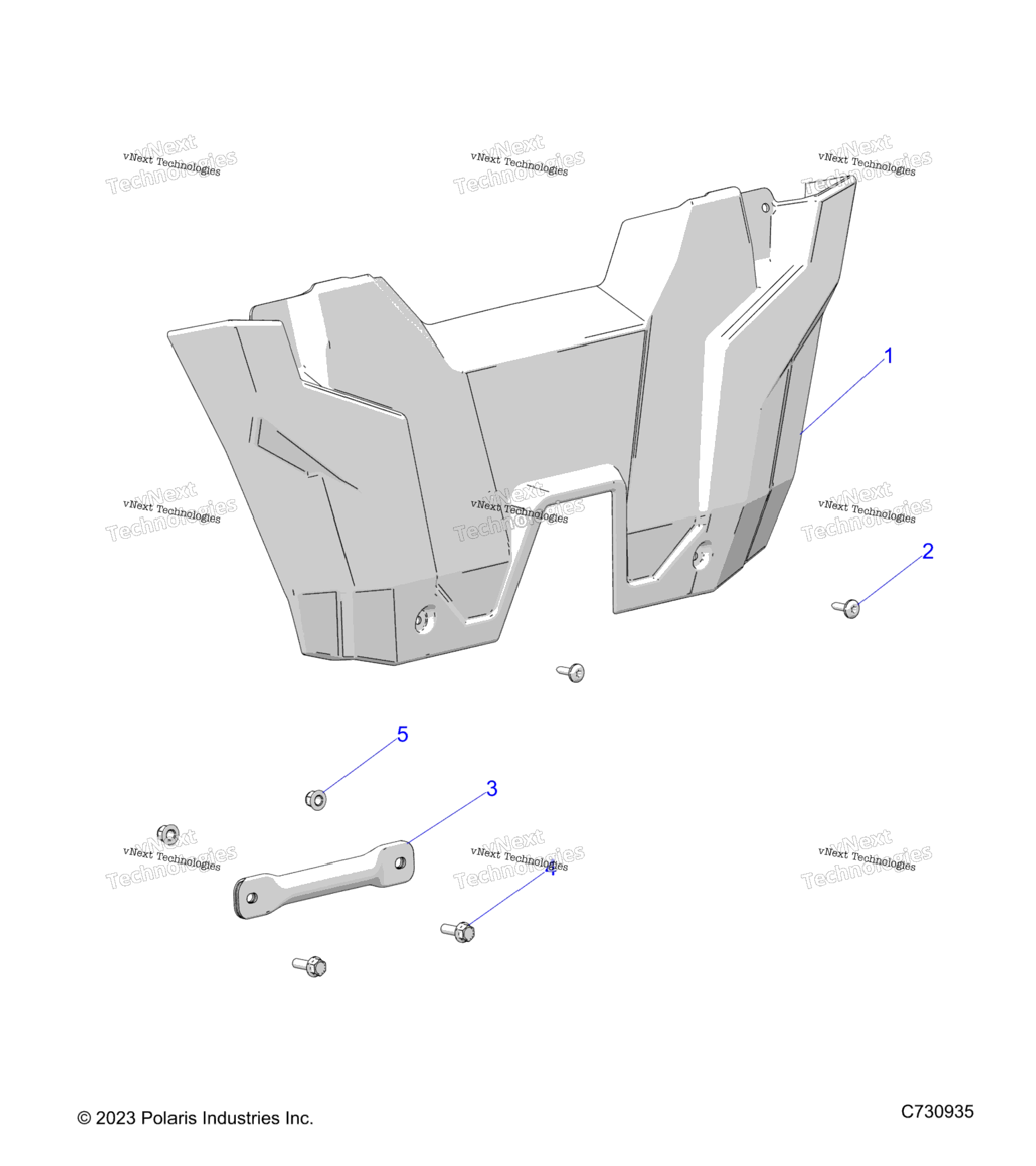 Body, Lower, Front Facia R24t6a99a1B1