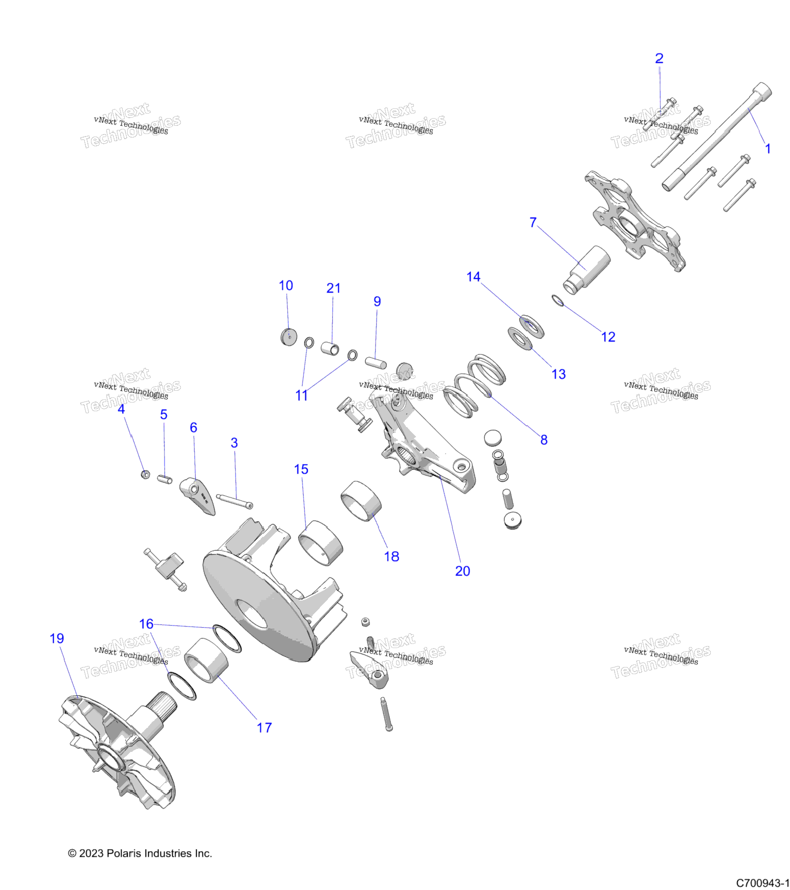 Drive Train, Primary Clutch