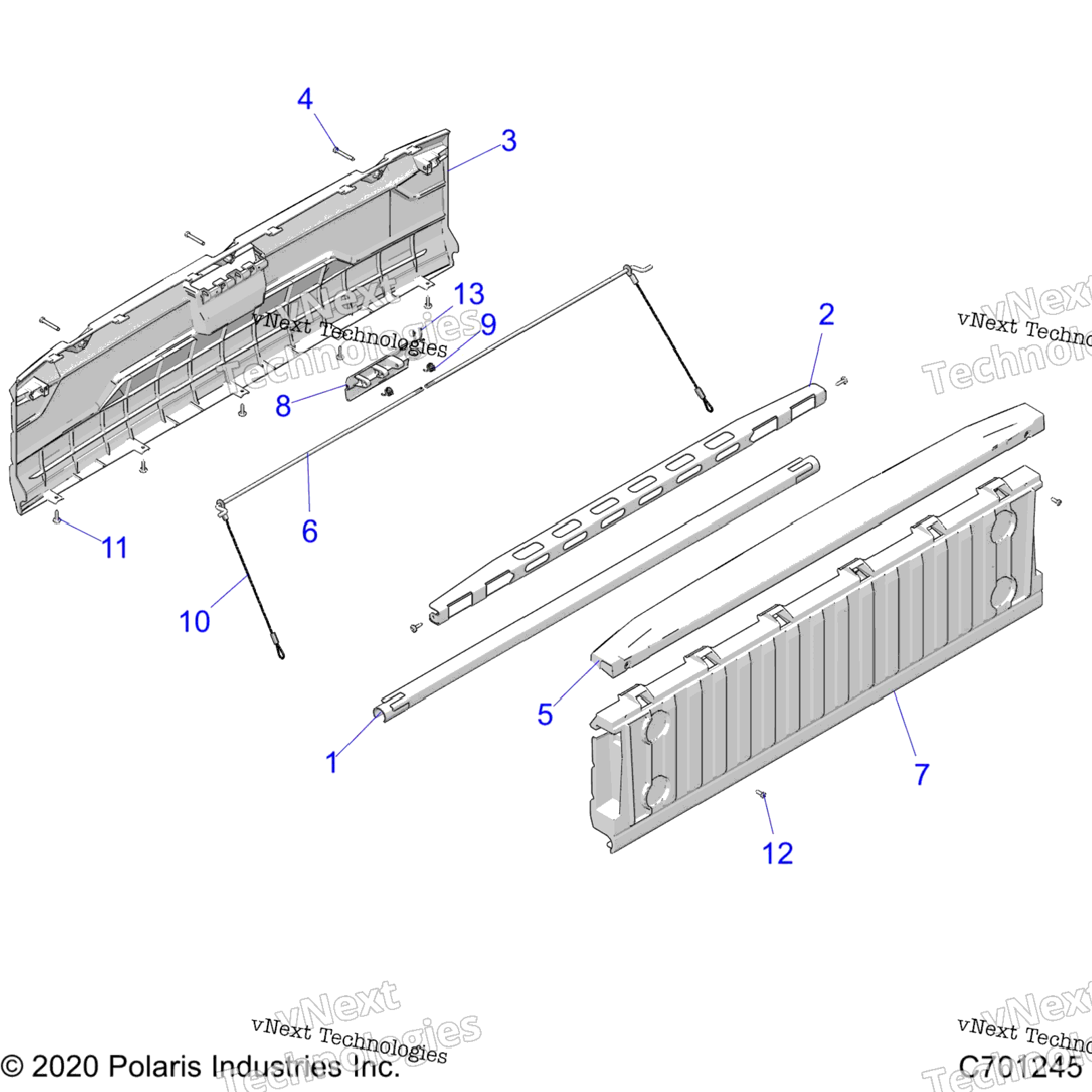 Body, Box, Tailgate (C701245